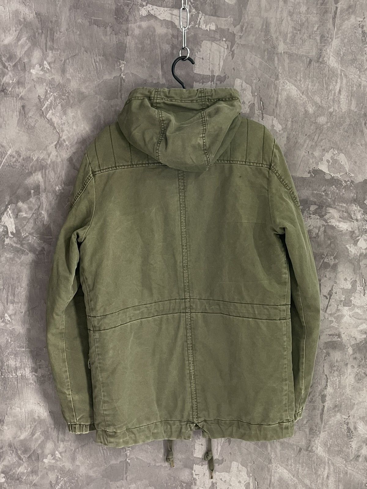 20471120 × Diesel × Japanese Brand Diesel Japanese Brand Distressed Y2K Long Heavy Jacket Size US L / EU 52-54 / 3 - 8 Thumbnail