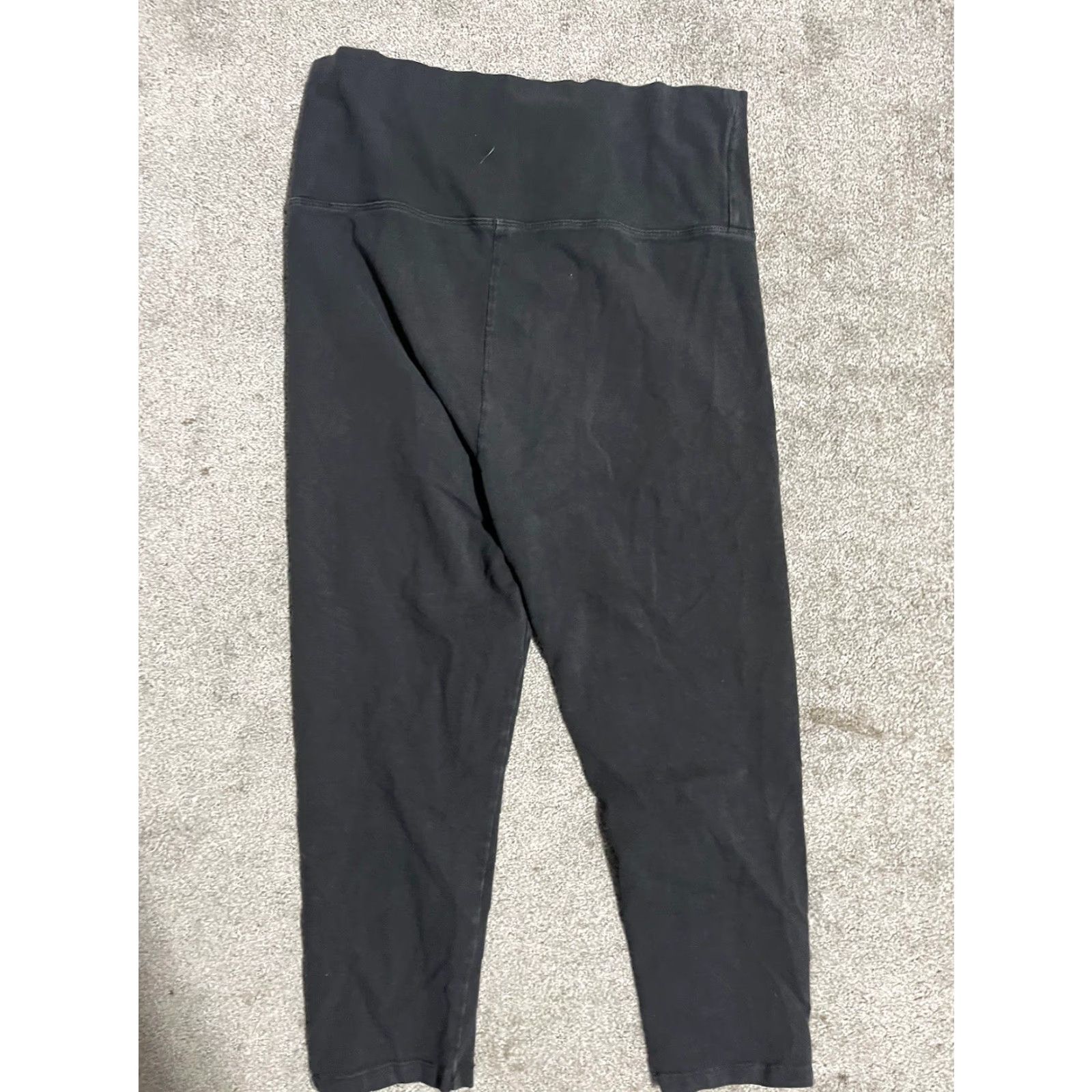Victoria's Secret Victoria's Secret Women's Capris Leggings Black Cotton Stretch M Activewear Size 32" / US 10 / IT 46 - 3 Thumbnail