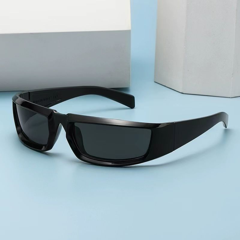 Electric Visual Hip-hop Street ins style custom avant-garde sunglasses Size ONE SIZE - 5 Thumbnail