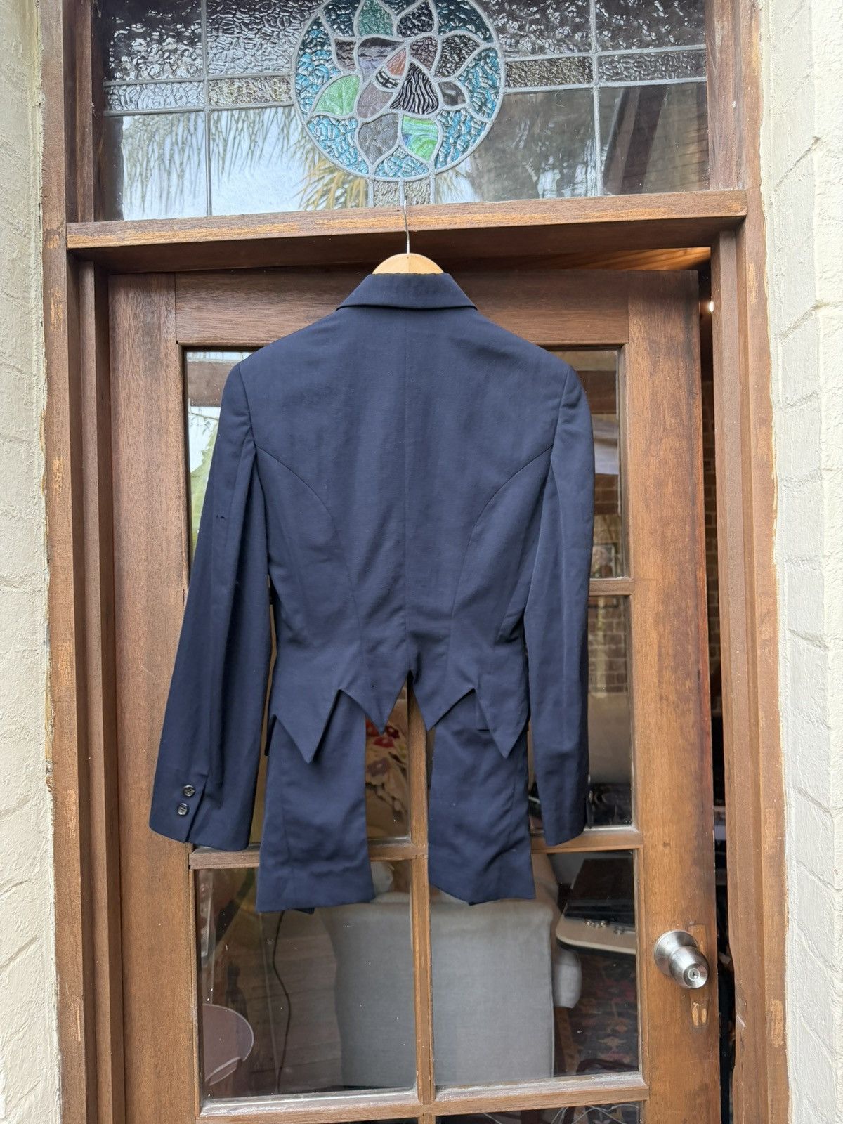 Comme des Garcons Comme Des Garcons eggshell blazer Size 36R - 2 Thumbnail