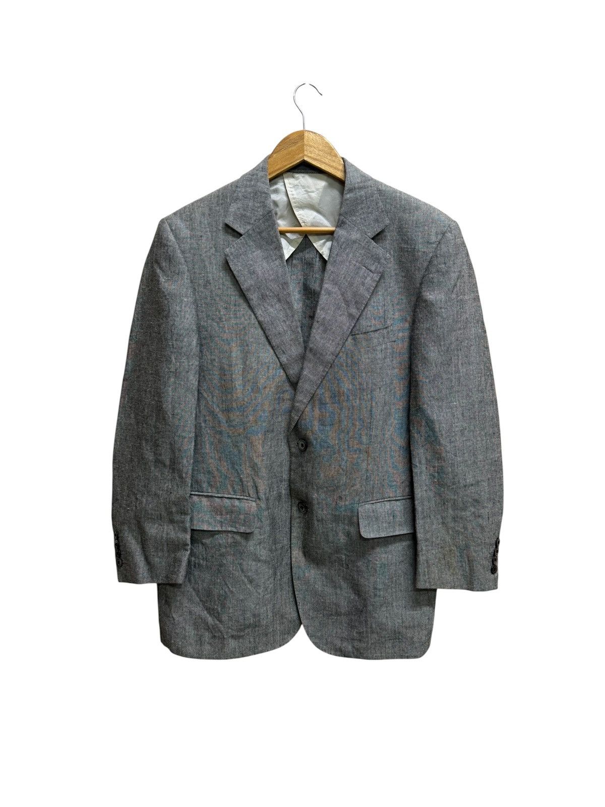 Burberry Burberry London Linen Blazer Size US M / EU 48-50 / 2 - 1 Thumbnail