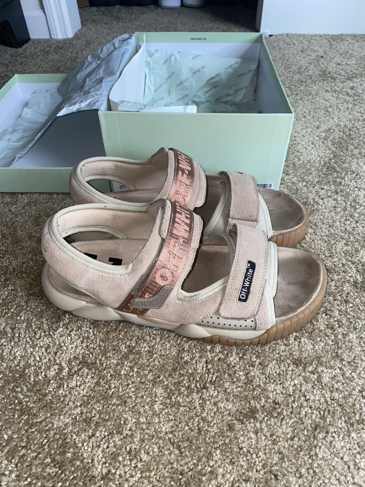 Off-White Off-White Oddsy Minimal Treckking Sandals Size US 11 / EU 44 - 9 Thumbnail