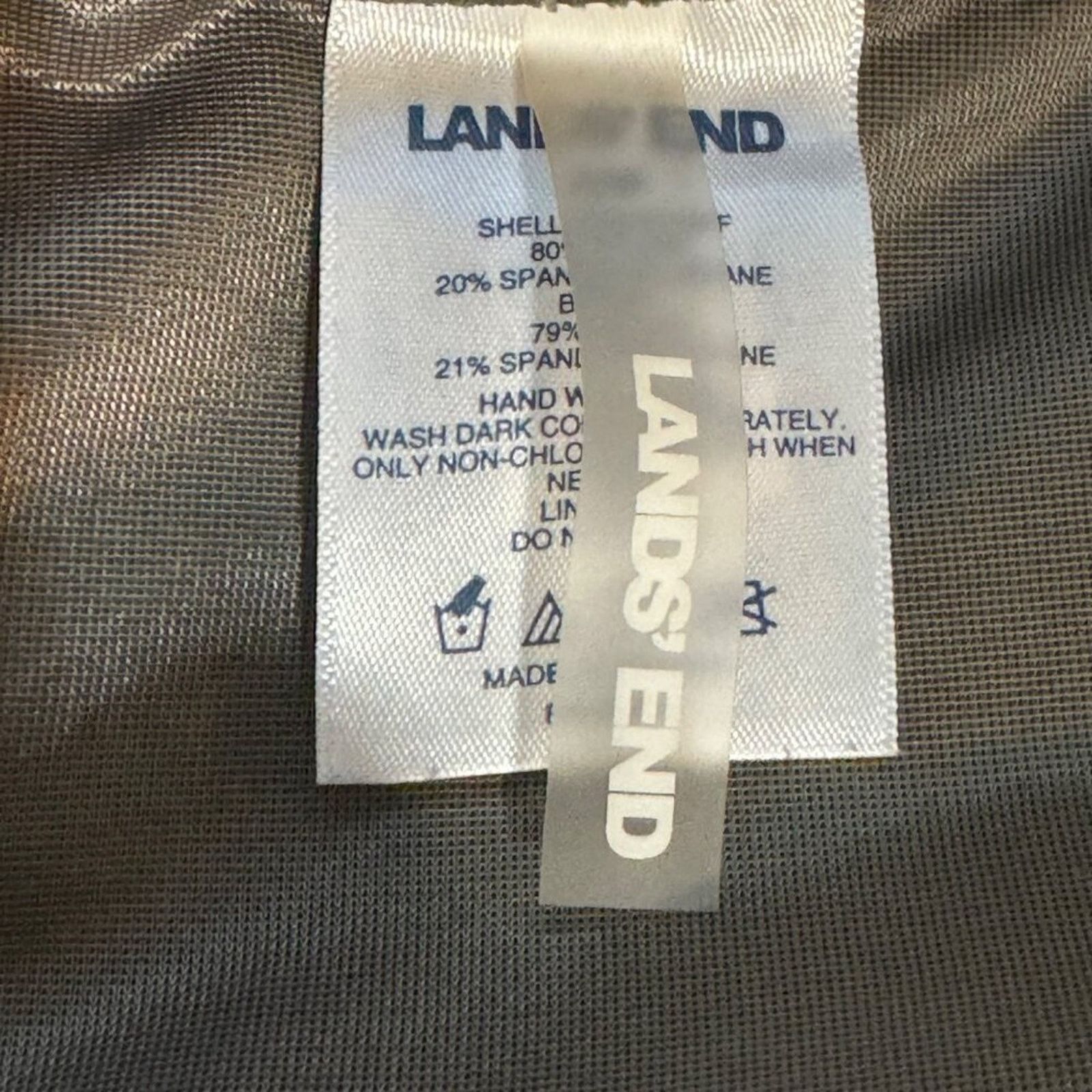 Lands' End Lands' End Tankini Floral Plus Size 20W Swimwear Size ONE SIZE - 4 Thumbnail