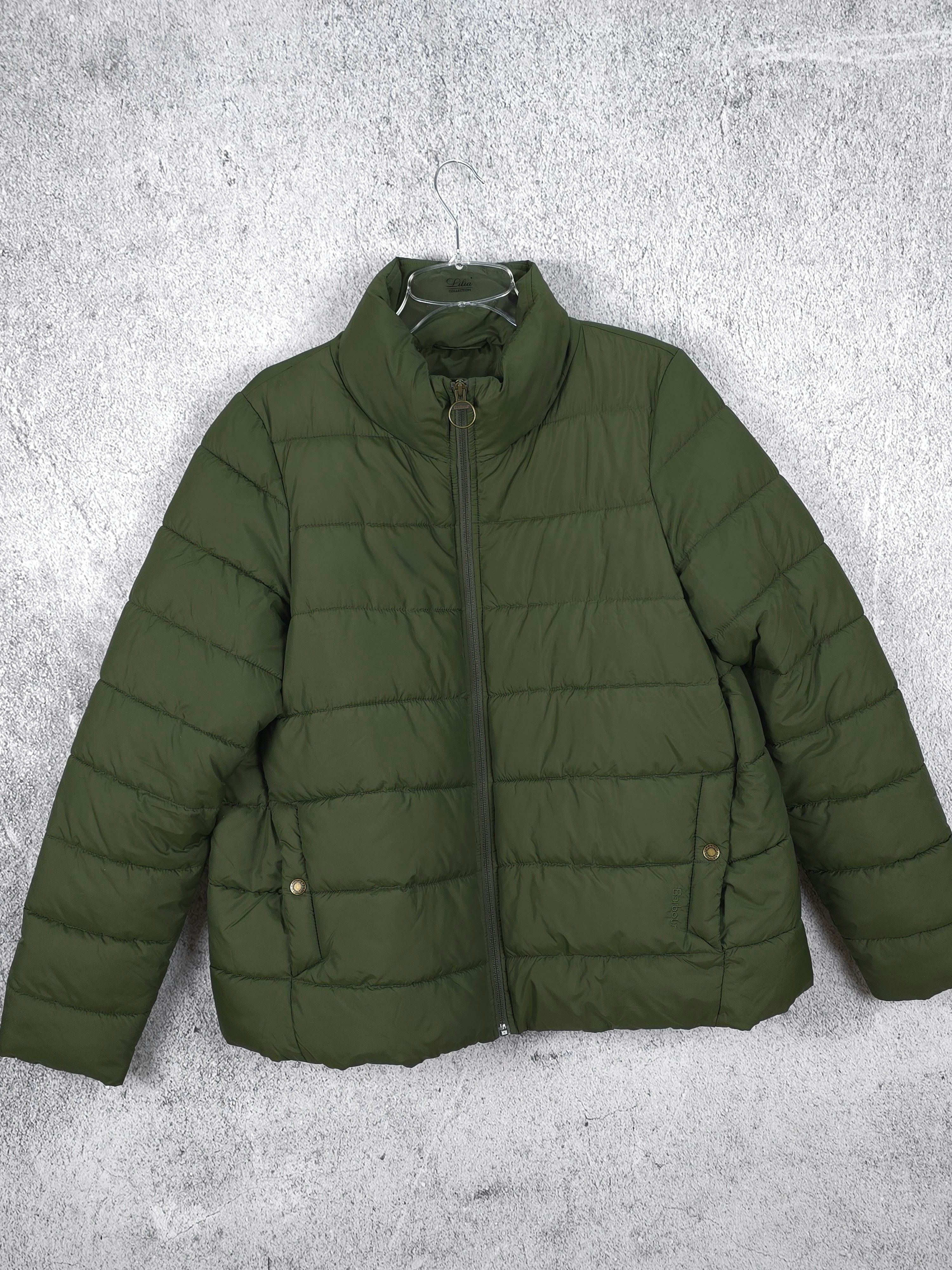 Barbour Barbour Quilted Hinton jacket fibredown XXL women khaki Size XXL / US 16-18 / IT 52-54 - 3 Thumbnail