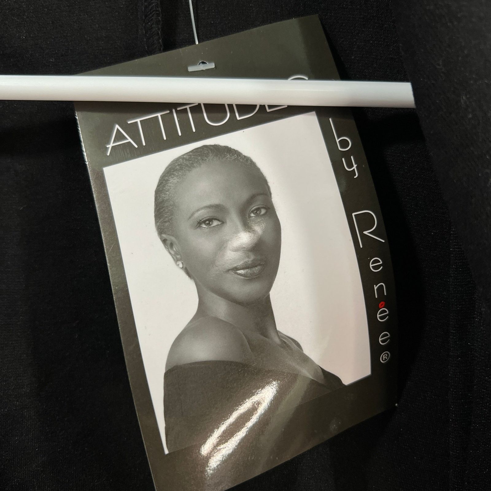 Other Attitudes by Renee Techno Crepe Blazer w/ Faux Leather Size XXL / US 16-18 / IT 52-54 - 7 Thumbnail