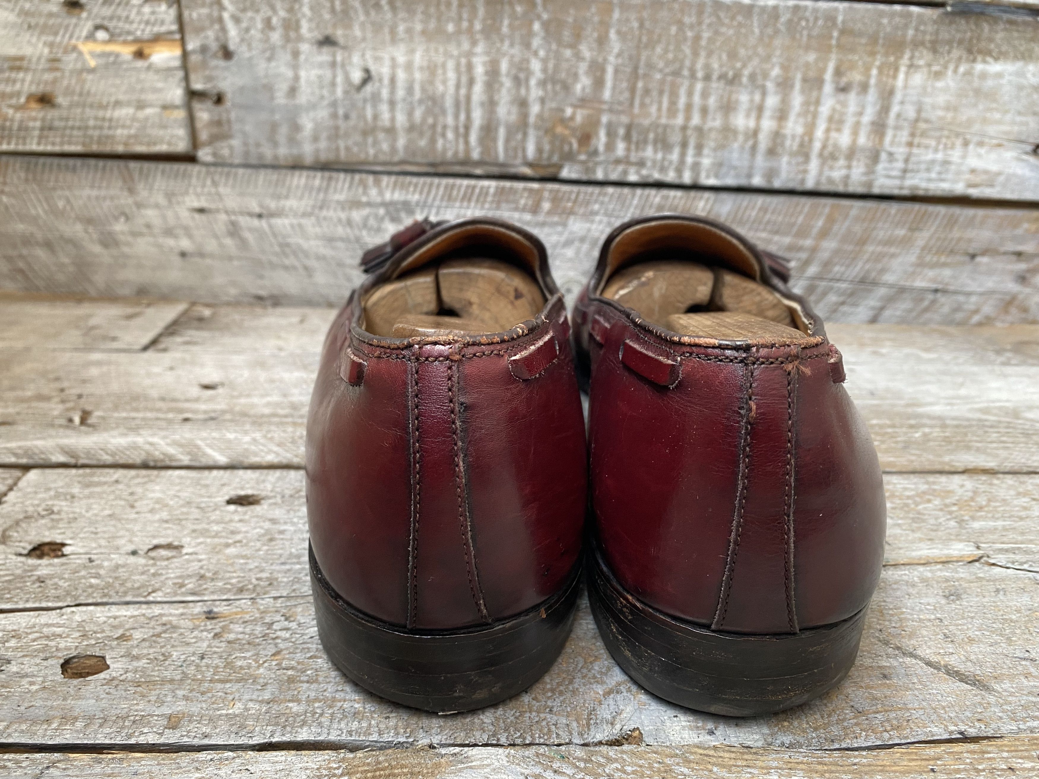 Alden Alden tassel burgundy slip- on leather shoessz 10.5A/C Size US 10.5 / EU 43-44 - 8 Thumbnail