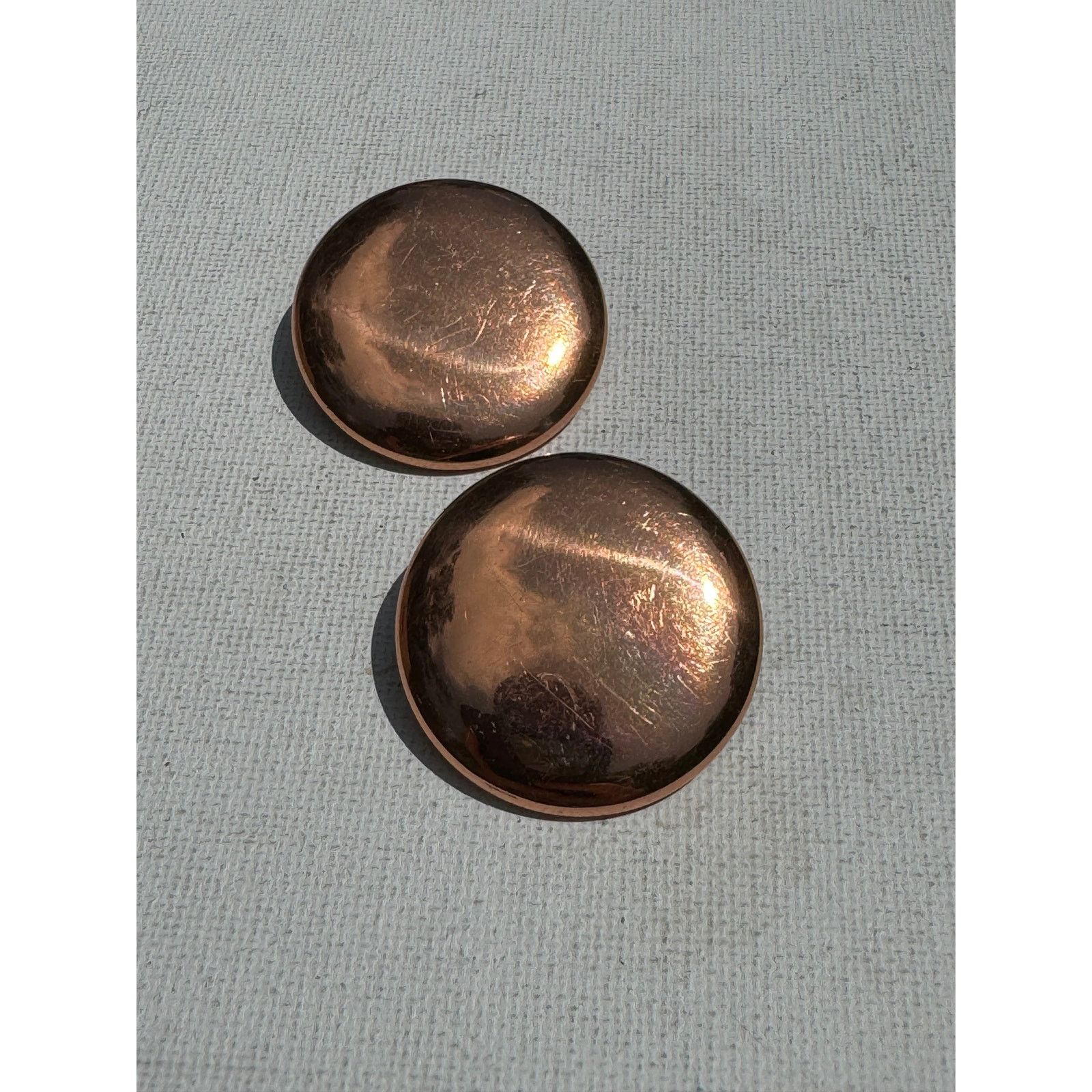 Vintage Vintage Renoir Signed Copper Earrings 1950s Size ONE SIZE - 2 Thumbnail