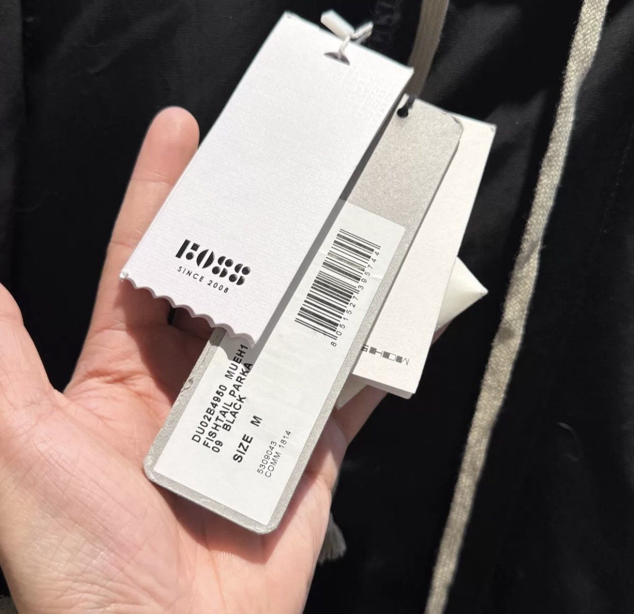 Rick Owens Rick owens double line cloth fishtail coat2412-Nextarrow Size US M / EU 48-50 / 2 - 8 Thumbnail