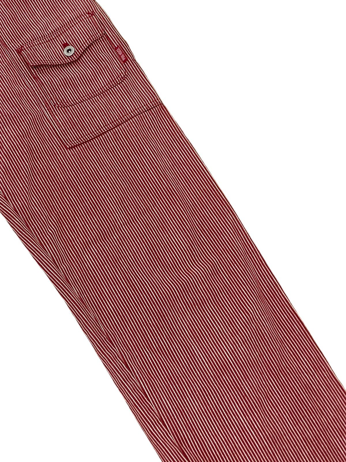 Japanese Brand Hickory Bush Jeans Pink House Japan Striped Regular 7🟦9 Size US 28 / EU 44 - 5 Thumbnail