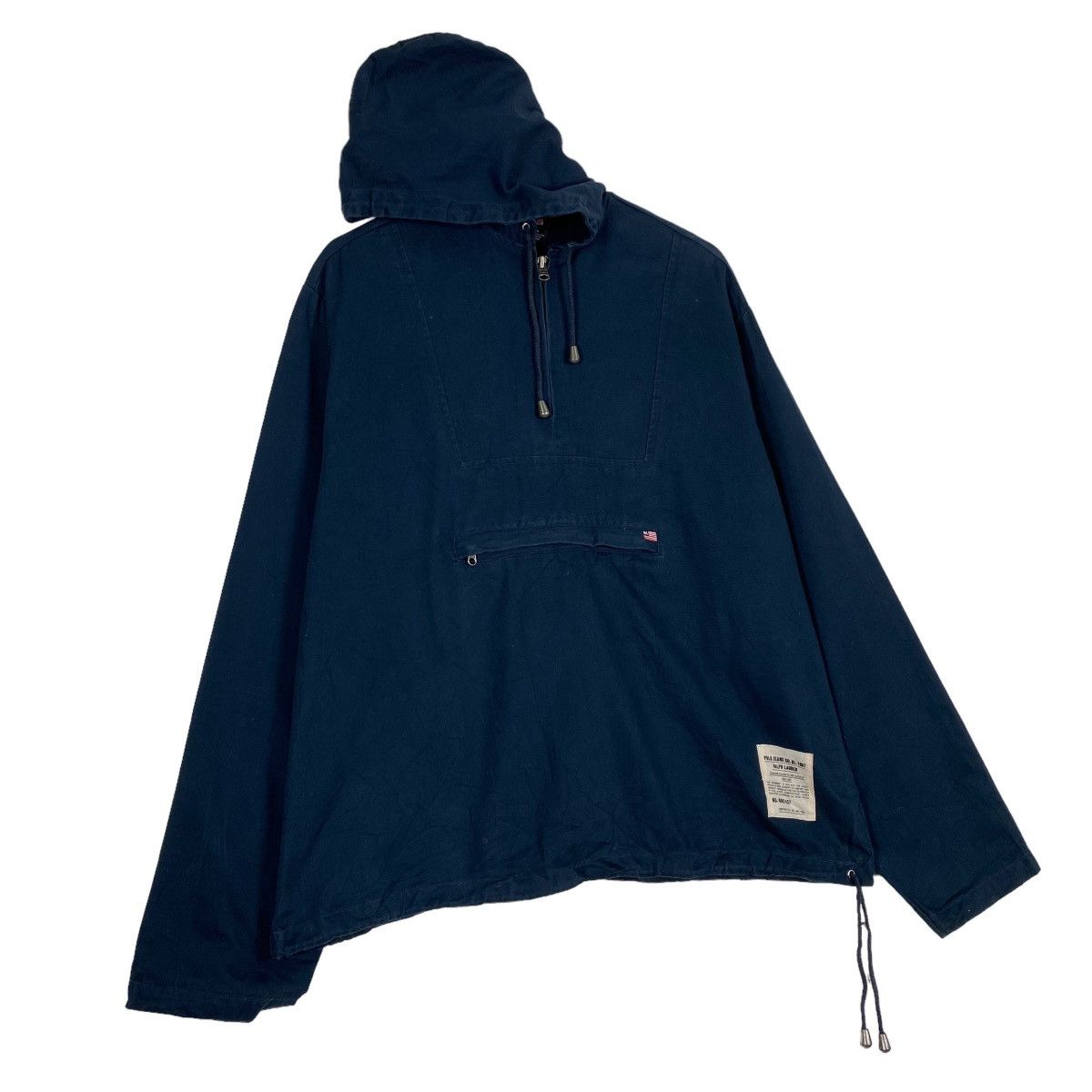 Denim & Supply Ralph Lauren × Polo Ralph Lauren Vintage Polo Jeans Co By Ralph Lauren Halfzip Hoodie Size US M / EU 48-50 / 2 - 3 Thumbnail