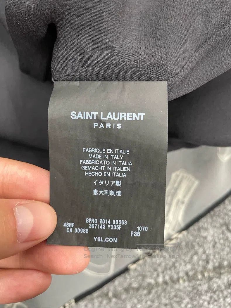 Saint Laurent Paris #REF! Size XS / US 0-2 / IT 36-38 - 5 Thumbnail