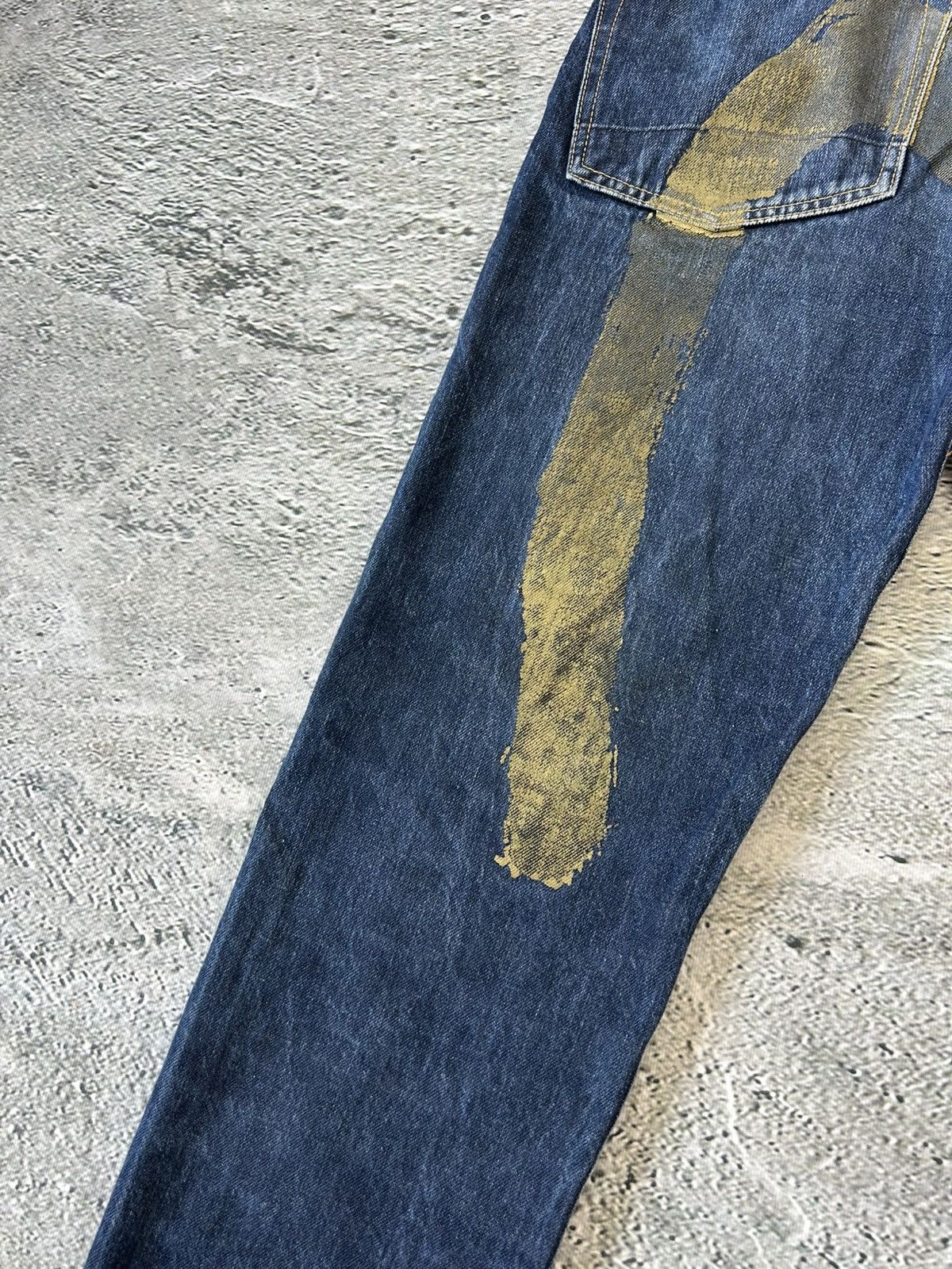 Evisu Evisu jeans daicock big logo gold selvedge denim Japan Size US 28 / EU 44 - 4 Thumbnail