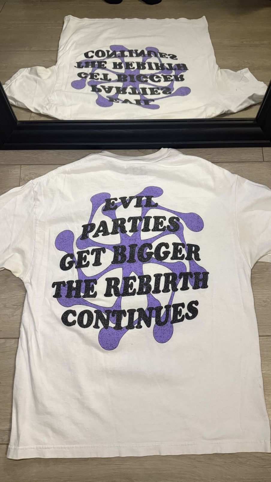 Fuck The Population Vintage / Y2K Half Evil Warehouse Shirt Size US XL / EU 56 / 4 - 2 Thumbnail