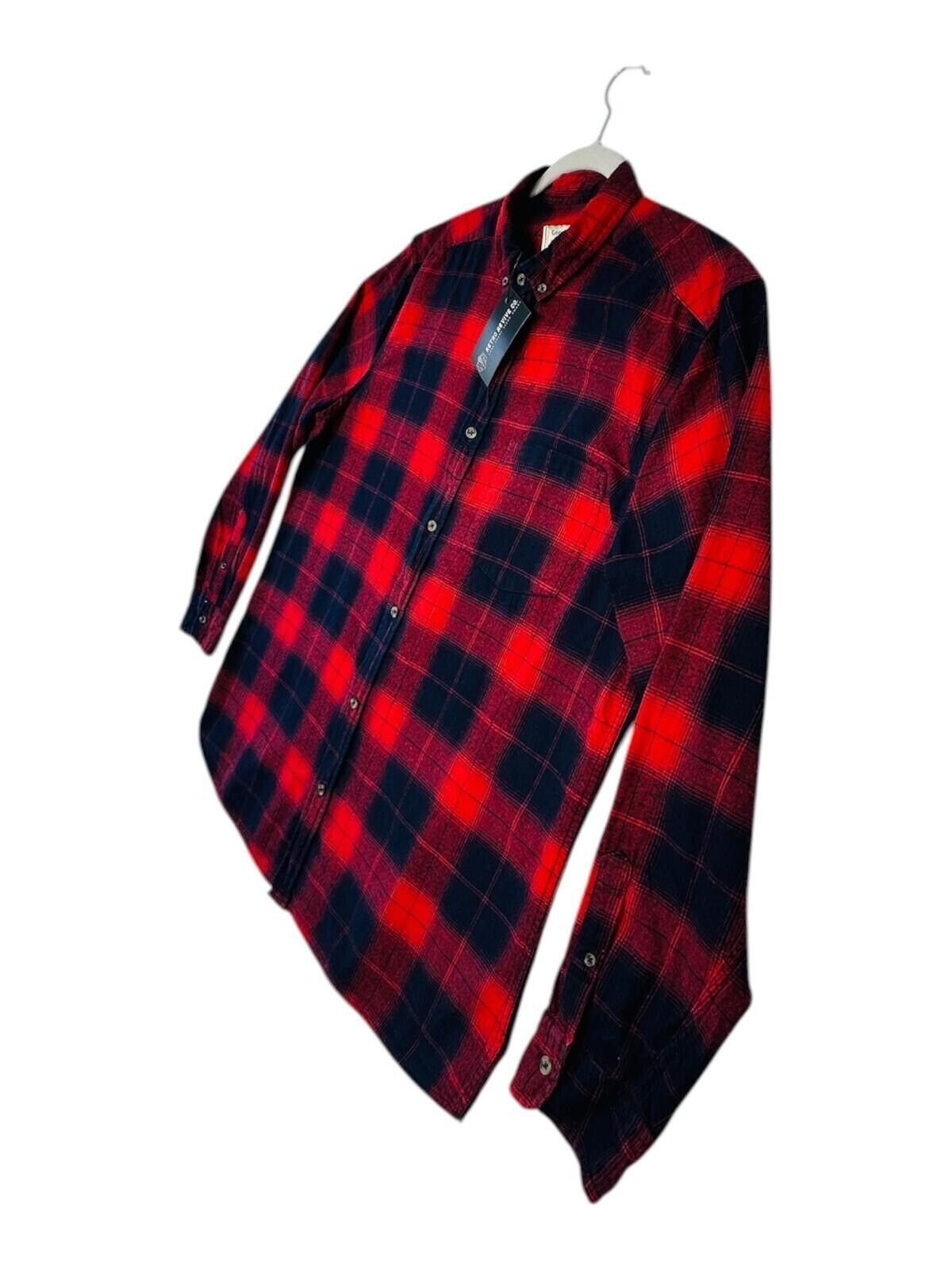 George George Shirt Men's UK Size XL Red Stripe Long Sleeve Size US XL / EU 56 / 4 - 6 Thumbnail