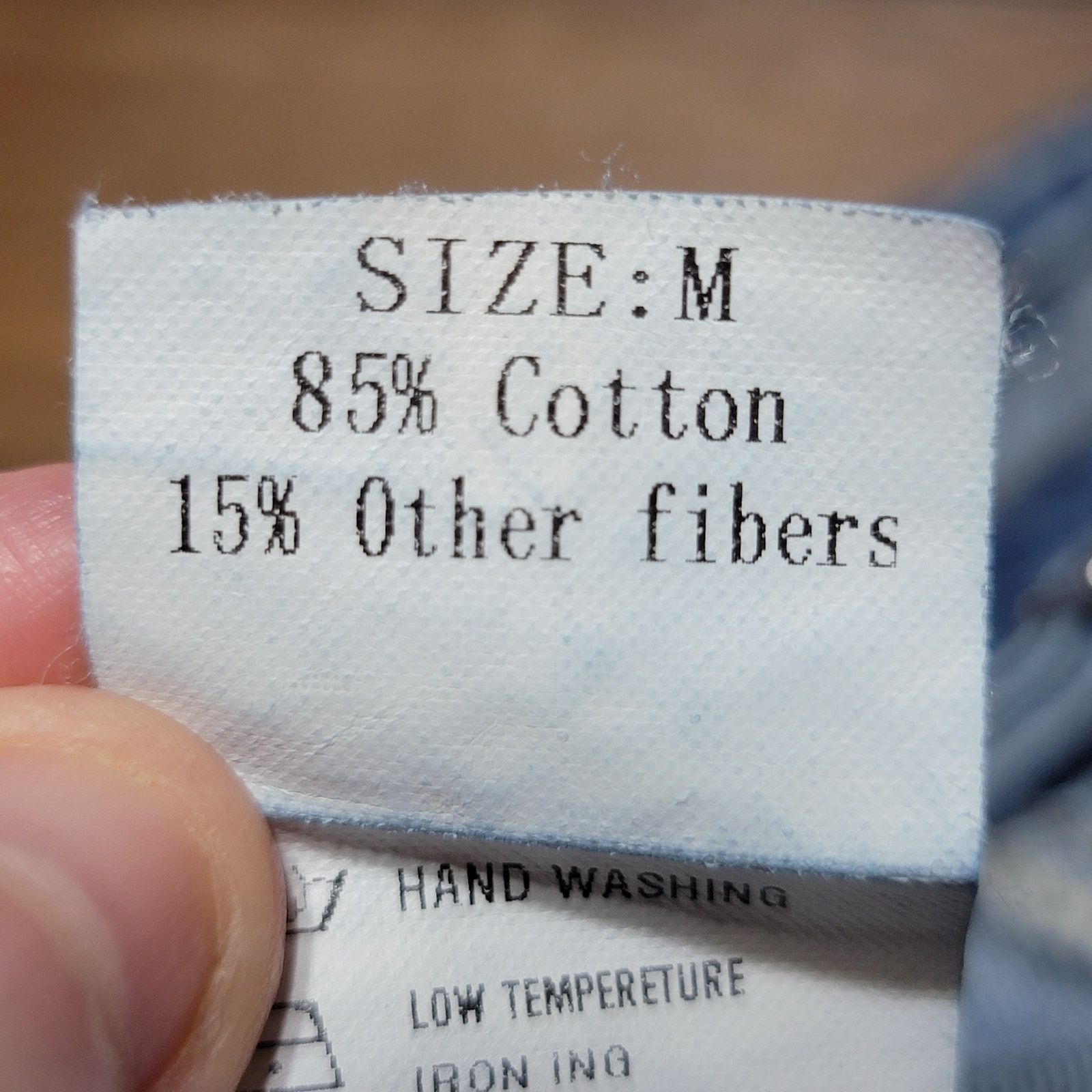 Other Denim Overalls w/ Printed Painted Boho Flowers - Size Medium Size 34" / US 12 / IT 48 - 6 Thumbnail