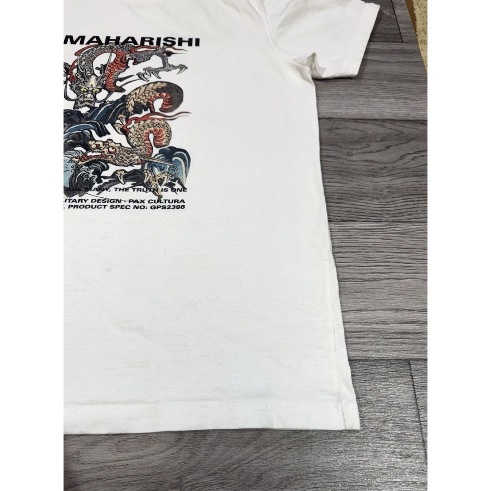 Maharishi Maharishi White T-Shirt Short Sleeve Crew Neck Size M Mens Size US M / EU 48-50 / 2 - 4 Thumbnail
