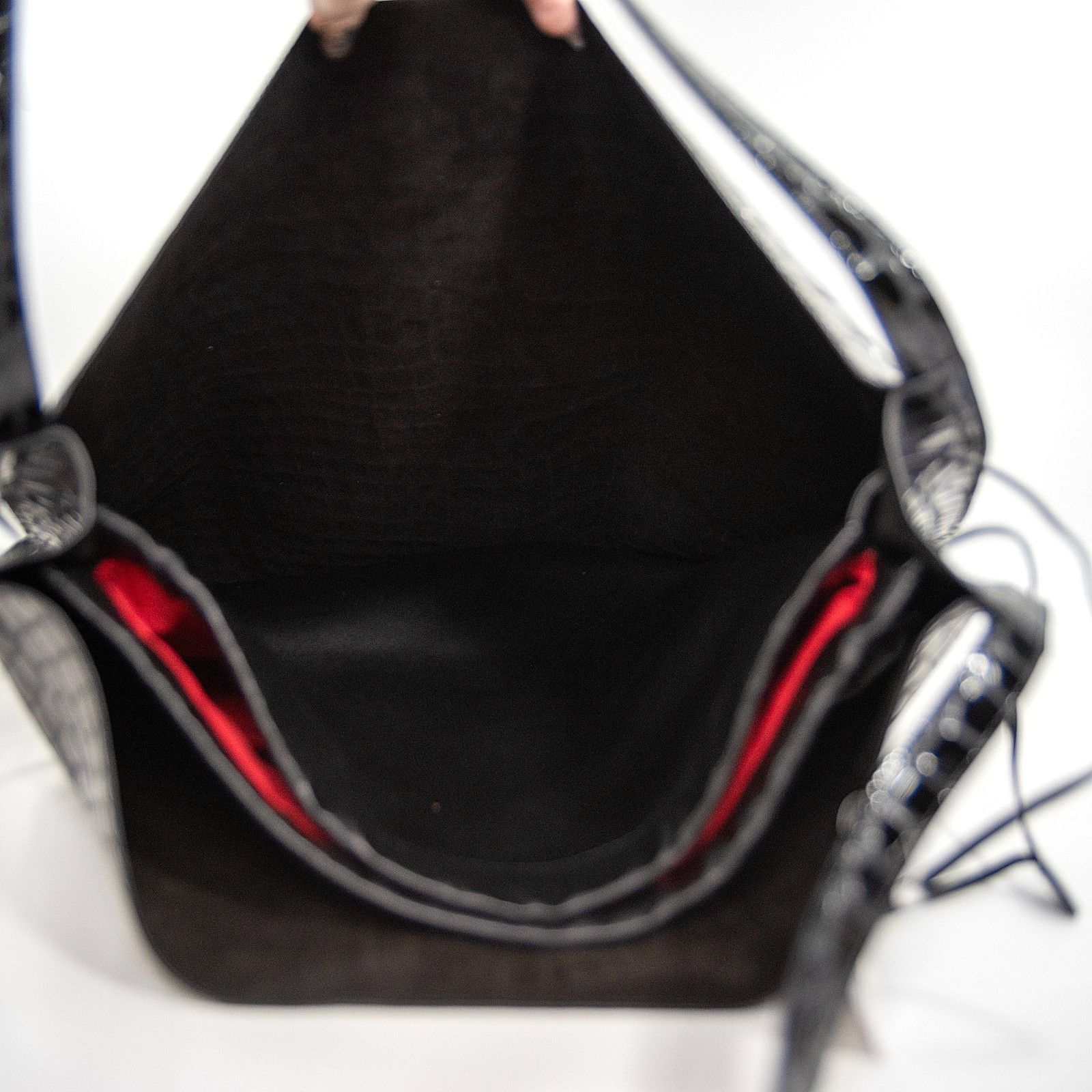 Christian Louboutin Christian Louboutin Ali Le 54 Logo Croc Leather Bag Size ONE SIZE - 5 Thumbnail