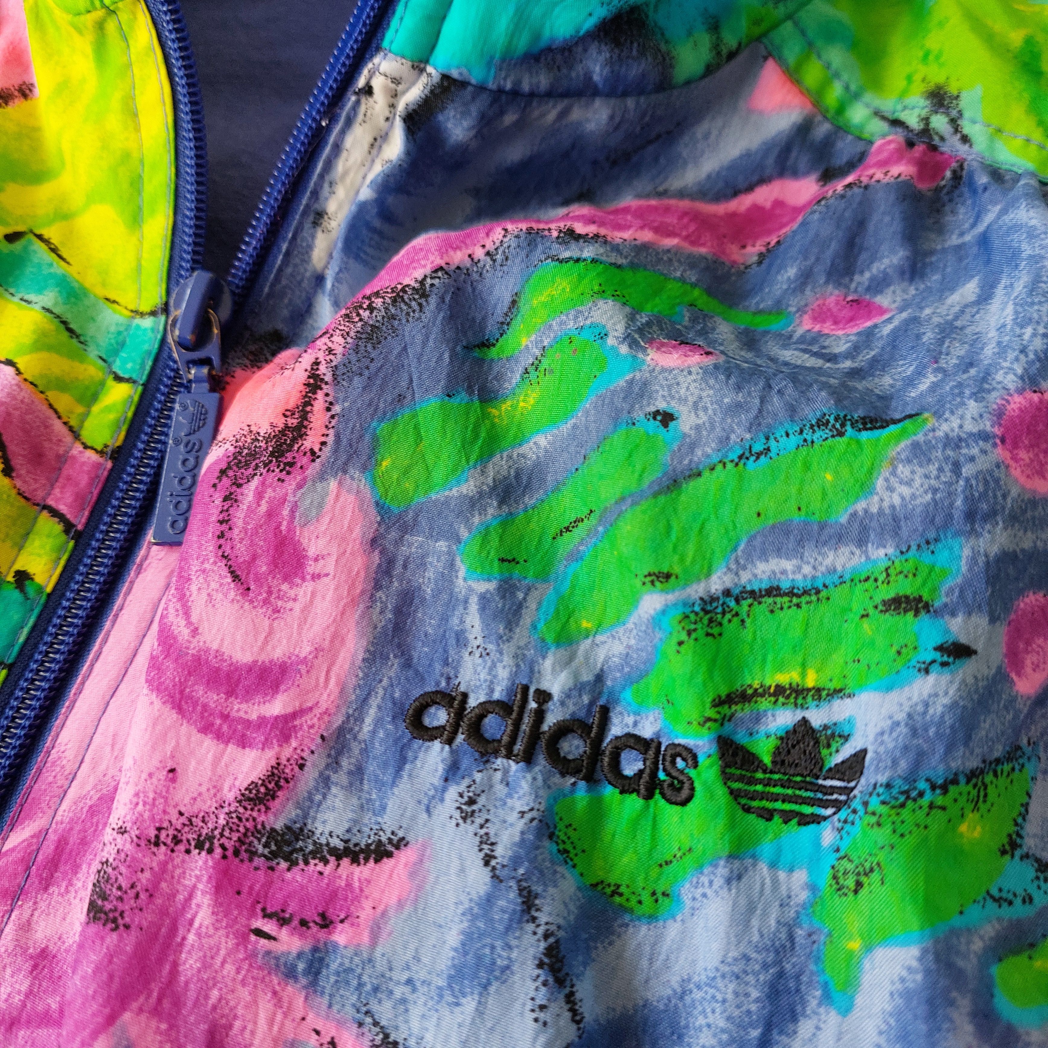 Adidas 1980/90s Adidas jacket with detachable shoulder pads Size L / US 10 / IT 46 - 4 Thumbnail