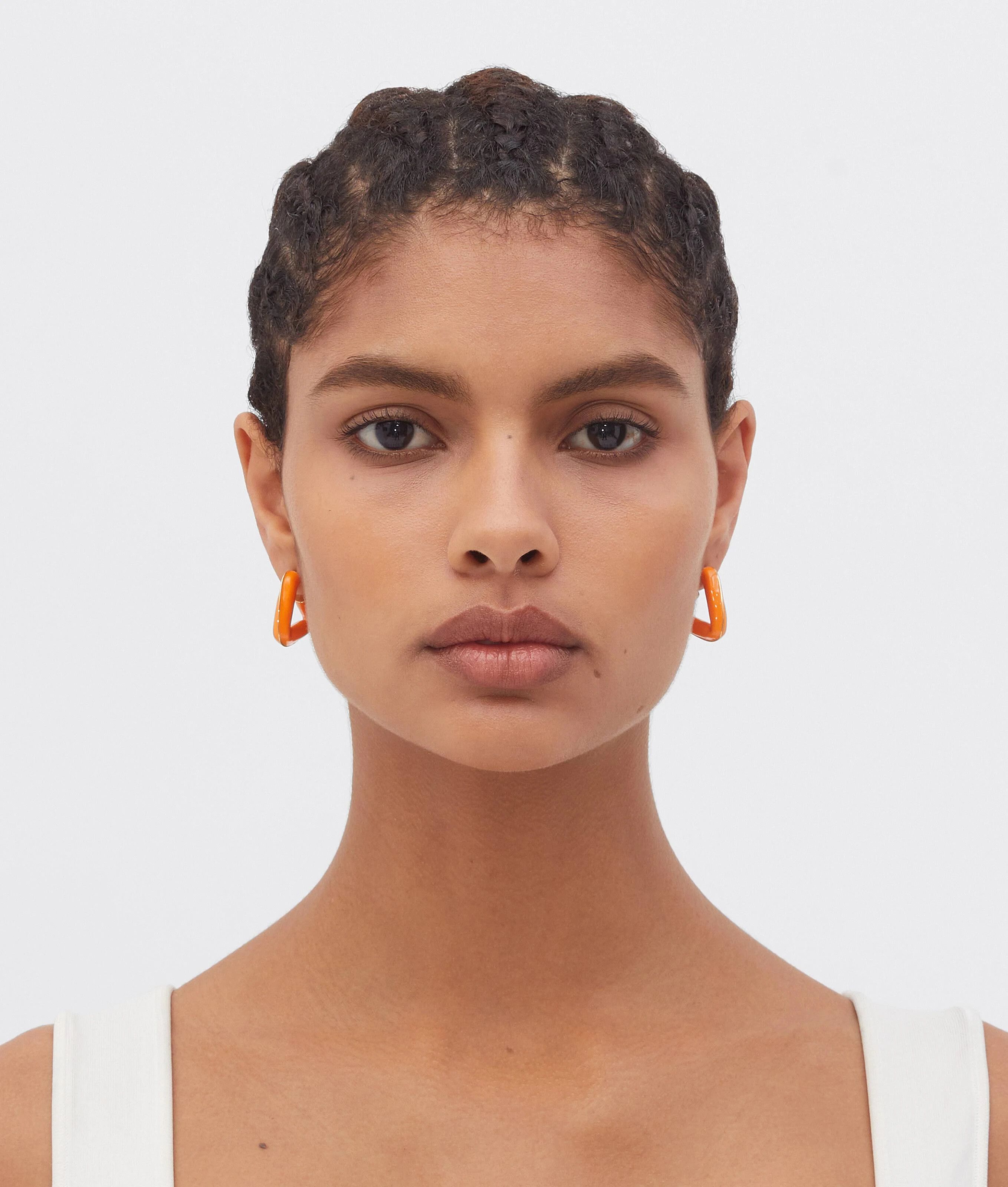 Bottega Veneta o1n1vont1124 Size: OS / Fold Earrings in Orange Size ONE SIZE - 5 Thumbnail