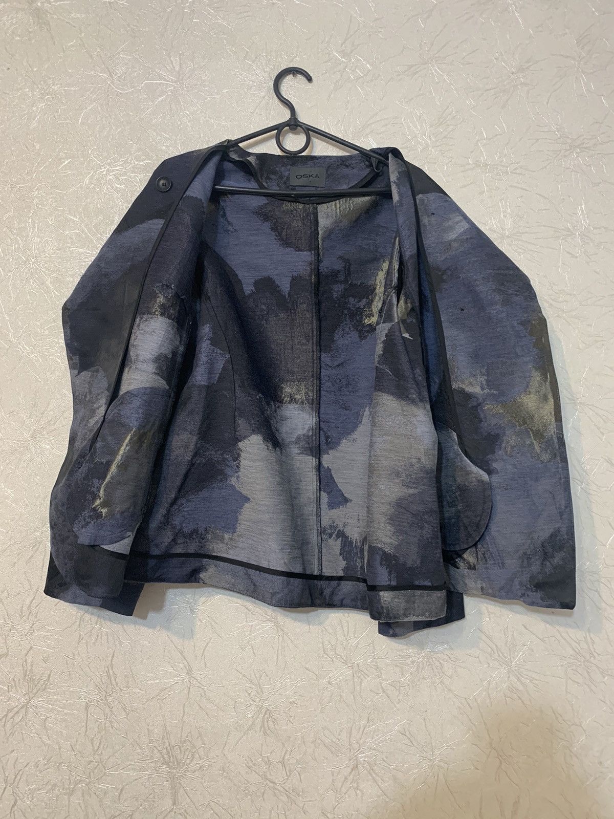 Vintage OSKA Women’s Abant Garde Kimono Blazer Jacket Size S / US 4 / IT 40 - 6 Thumbnail