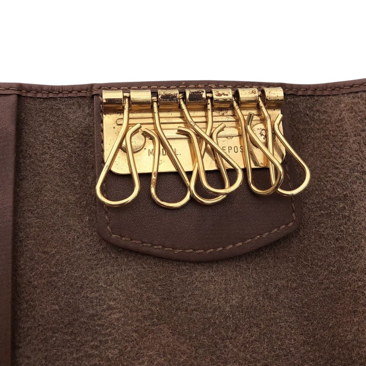 Burberry Burberry London Novacheck Key Holder Pouch Leather Size ONE SIZE - 8 Thumbnail