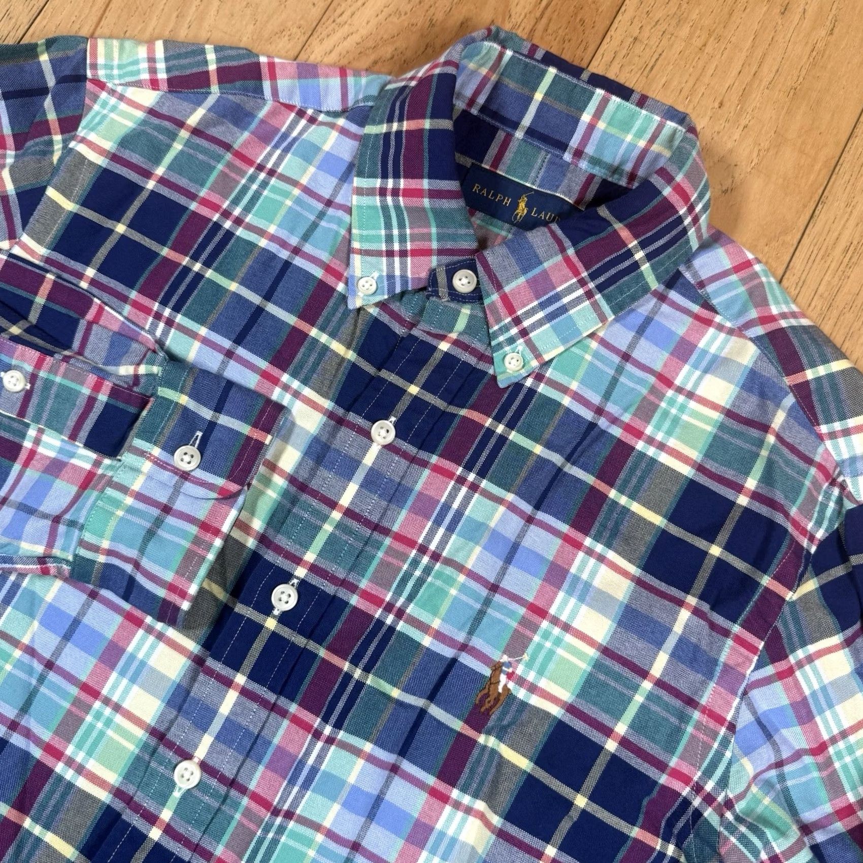 Polo Ralph Lauren Polo Ralph Lauren Button-Up Shirt Mens S Long Sleeve Multicolor Gingham Check Colorful Classic Fit Button-Up Mens Small Short Description Size US S / EU 44-46 / 1 - 2 Thumbnail
