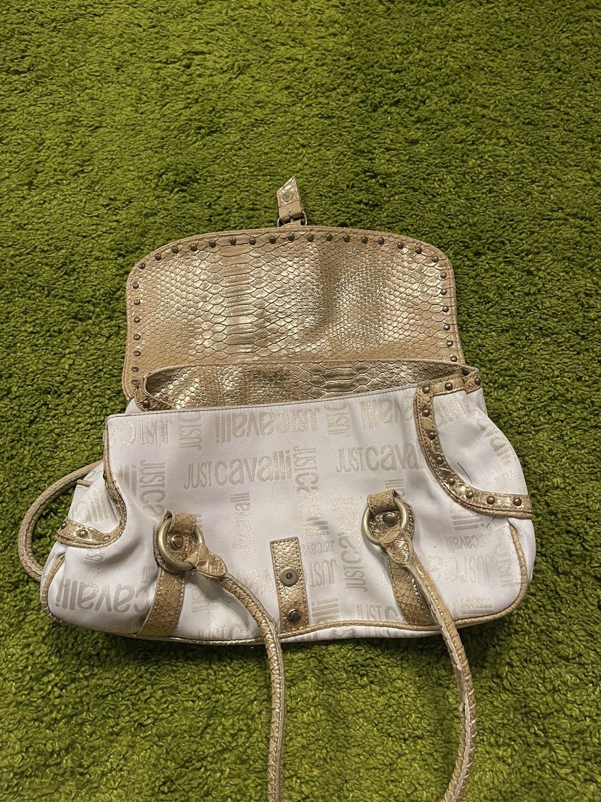 Just Cavalli 2000s vintage archive monogram bag