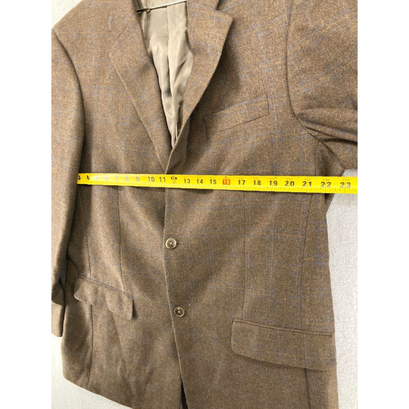 Vintage lyle and scott Sport Coat Mens 44L Silk Wool Cashmere Coat Size US S / EU 44-46 / 1 - 2 Thumbnail