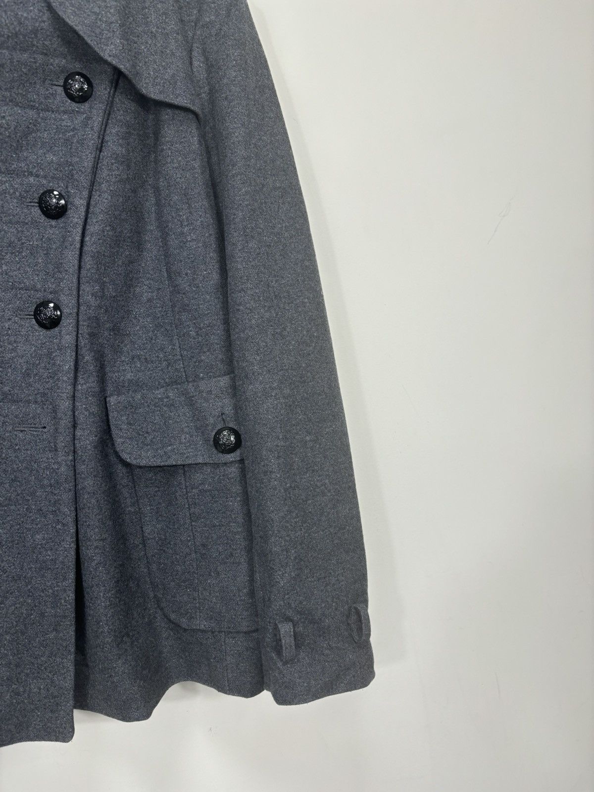 Burberry Thomas Burberry Women’s Double Breasted Wool Cashmere Coat Size M / US 6-8 / IT 42-44 - 5 Thumbnail