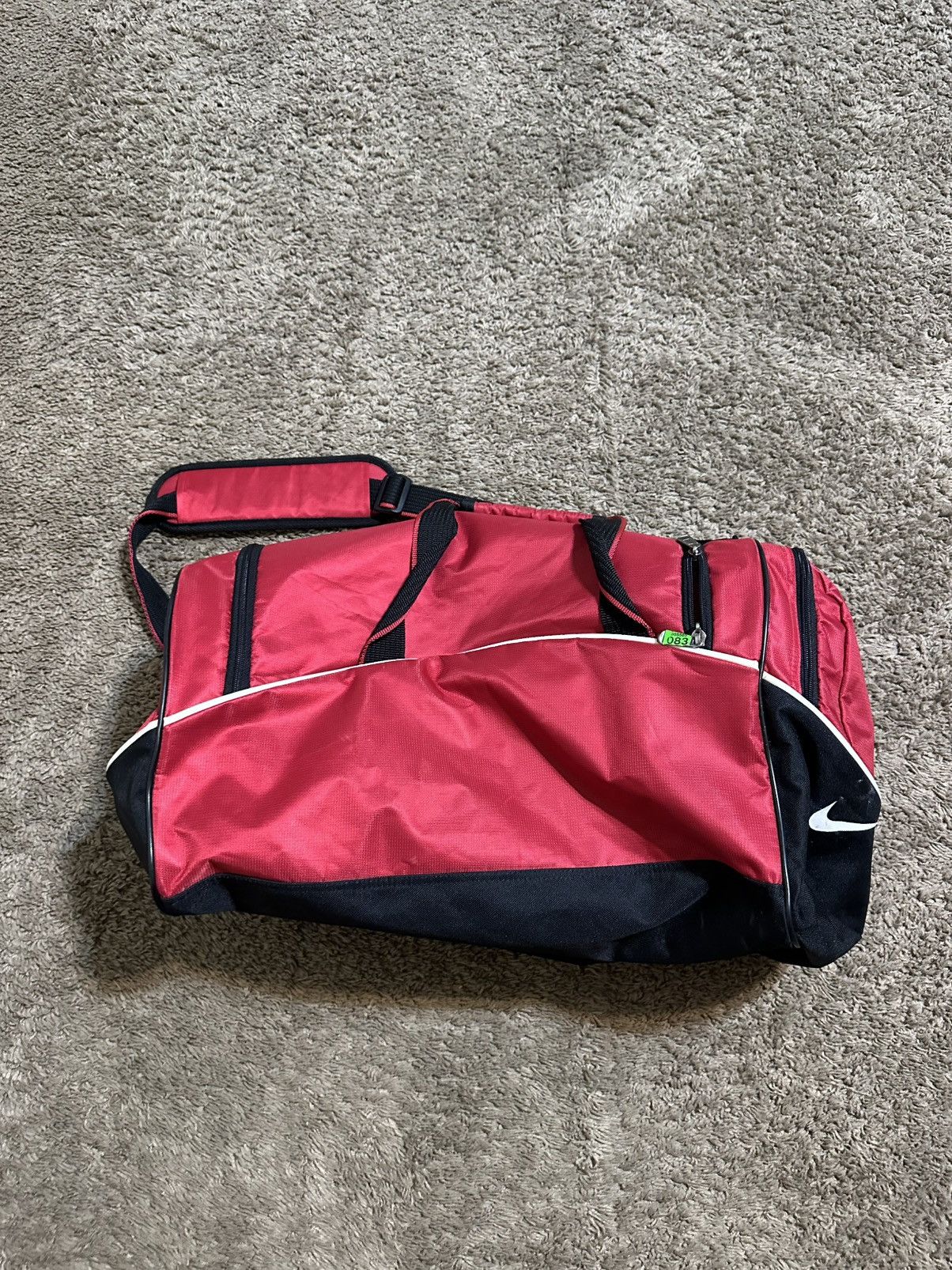 Nike Vintage Nike sportswear “triple black & red” duffel bag 00s Size ONE SIZE - 2 Thumbnail