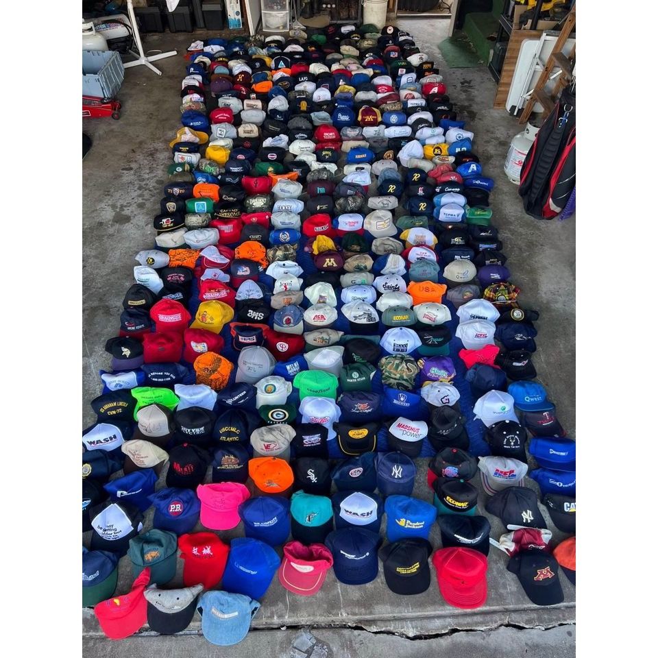 Other Mystery Lot Of 5 Vintage Hat Caps Snapback, Rope, Trucker, M Size ONE SIZE - 2 Thumbnail