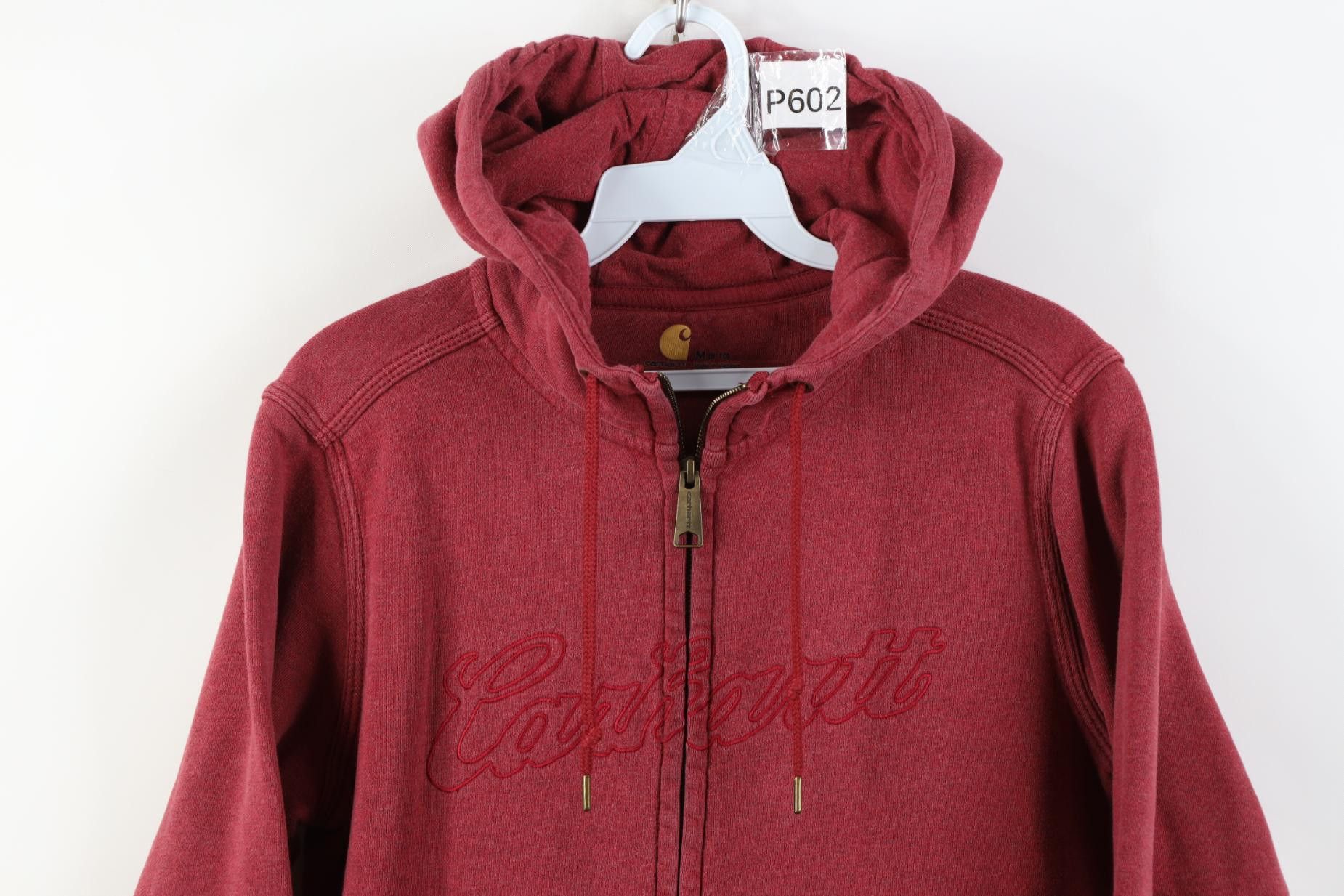 Carhartt Vintage Y2K Carhartt Spell Script Full Zip Hoodie Sweatshirt Size M / US 6-8 / IT 42-44 - 2 Thumbnail