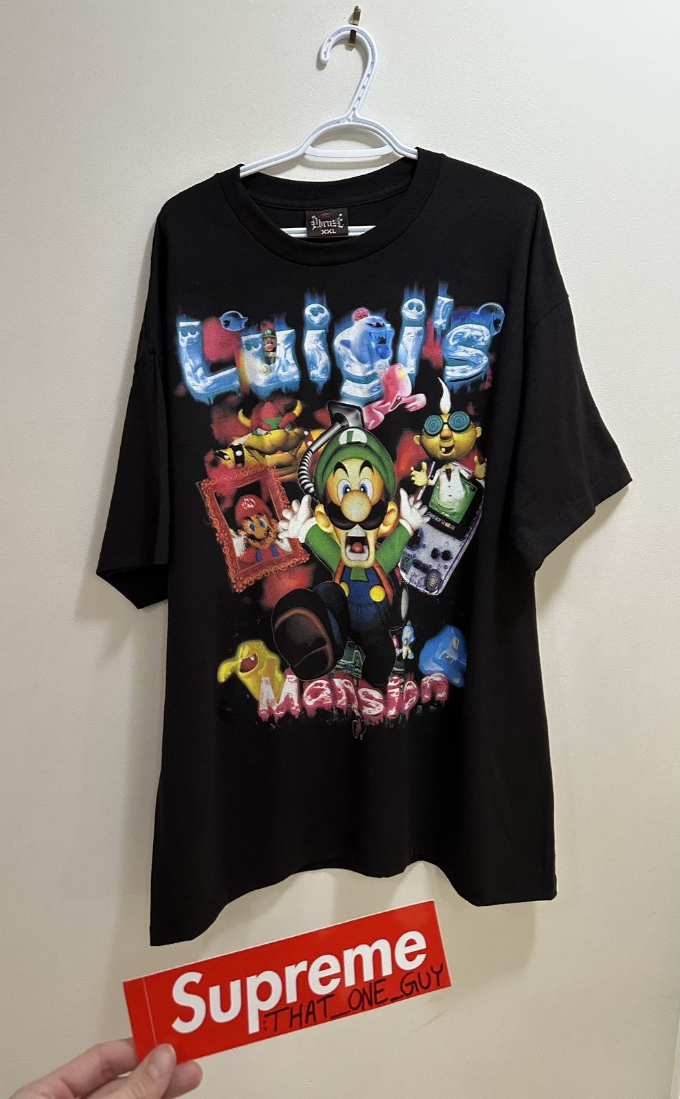 Nintendo × Vintage Luigi’s Mansion DBruze Darien Bruze Shirt Size US XXL / EU 58 / 5 - 6 Thumbnail