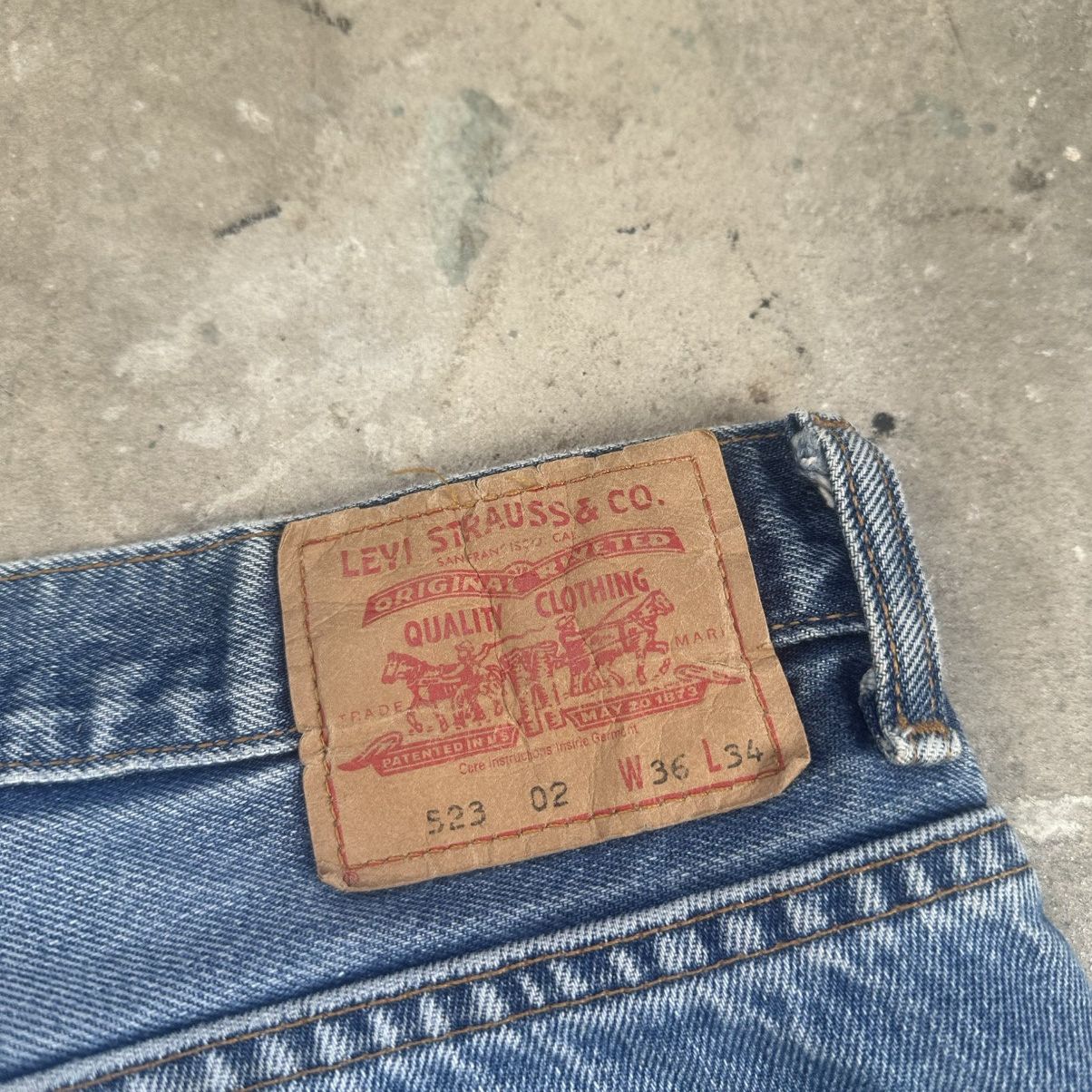 Levi's Levi's 523 Vintage bluestonewashed Painters Denim Jeans Size US 36 / EU 52 - 11 Thumbnail