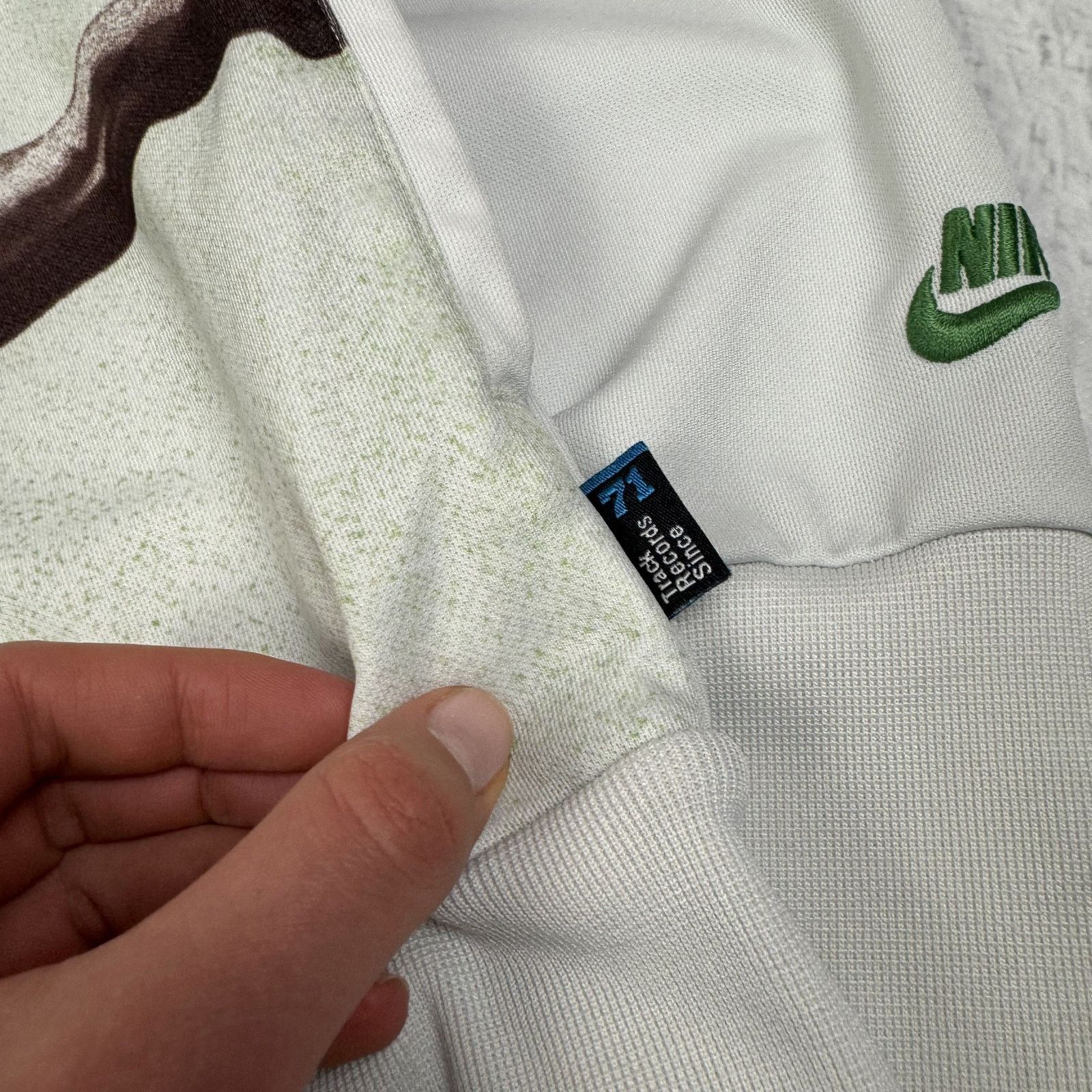 Nike VTG Nike Mens David Robinson NBA Retro Full Zip Sweatshirt L Size US L / EU 52-54 / 3 - 8 Thumbnail