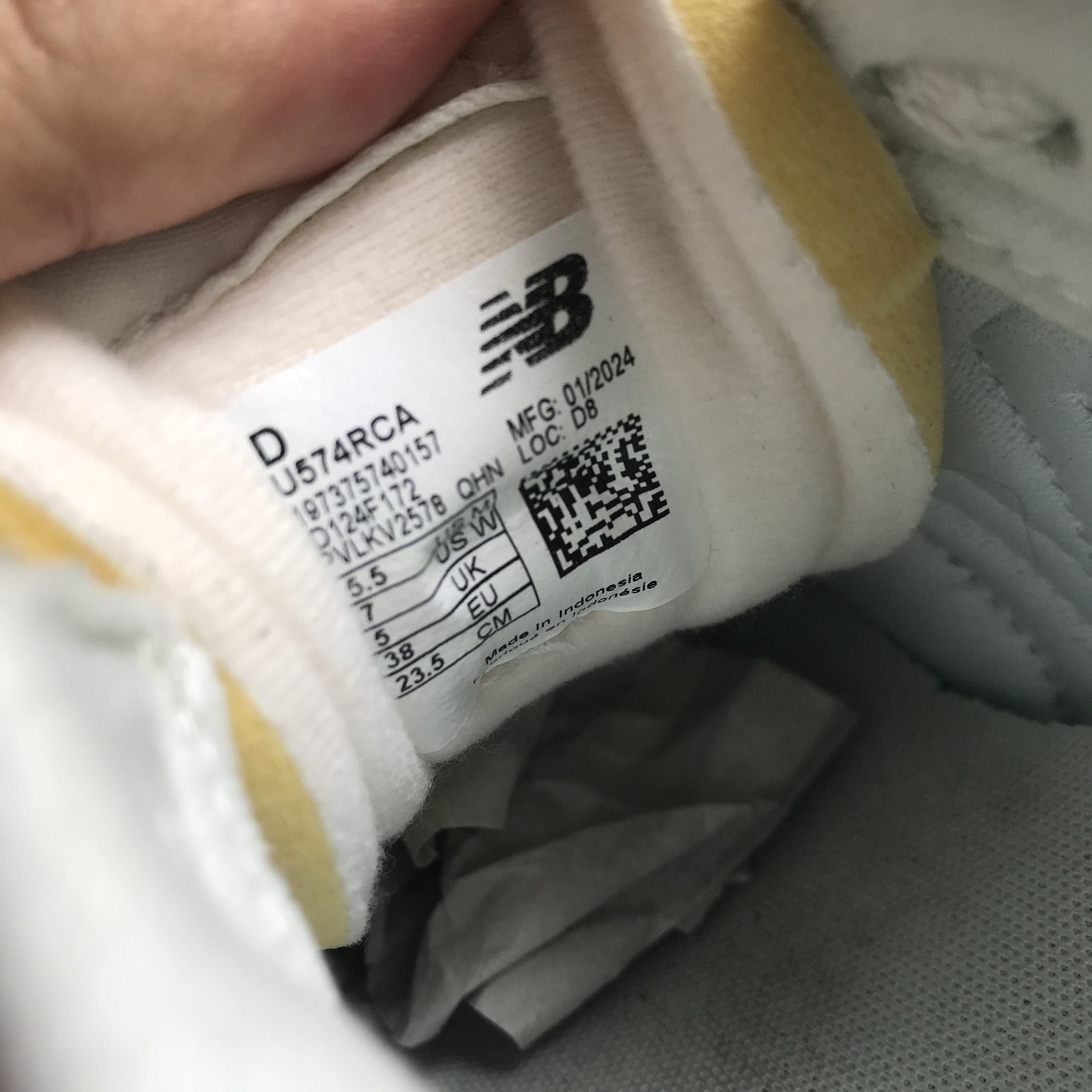 Hypebeast × New Balance New Balance 574 Blue Laguna Sea Salt U574RCA U RCA sneakers Size US 5.5 / EU 38 - 6 Thumbnail