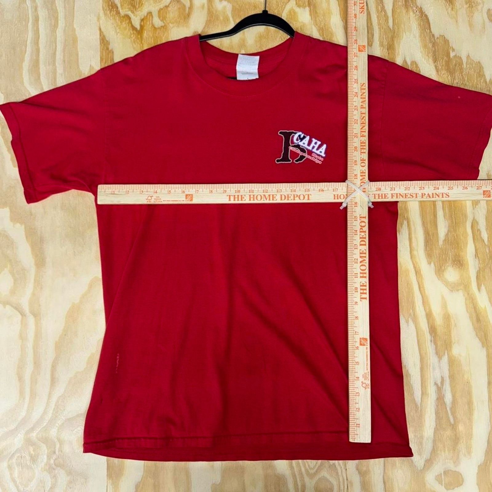 Gildan Large - Vintage y2k hockey championship t-shirt Size US L / EU 52-54 / 3 - 3 Thumbnail