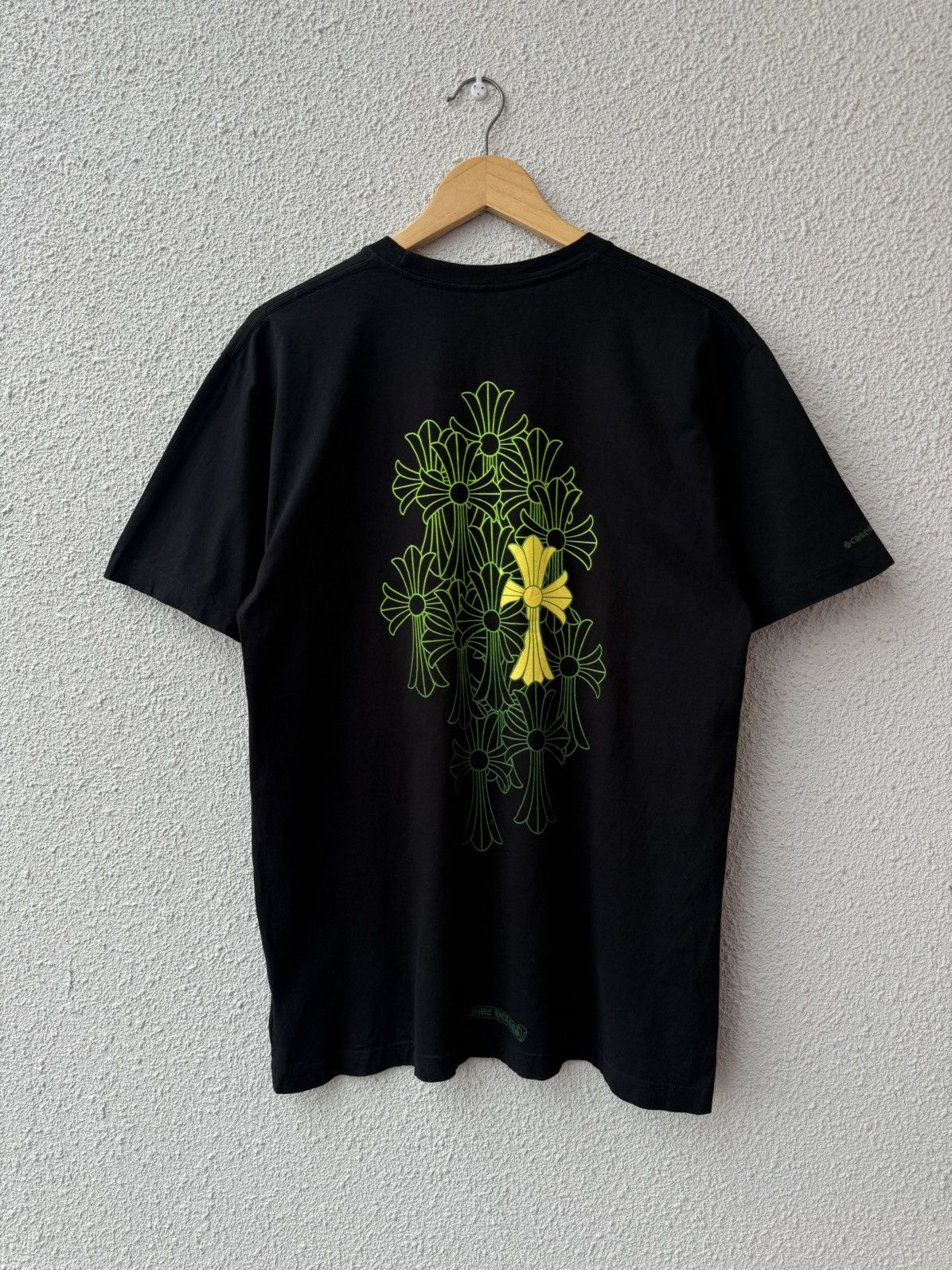 Chrome Hearts green cemetery Tshirt Black
