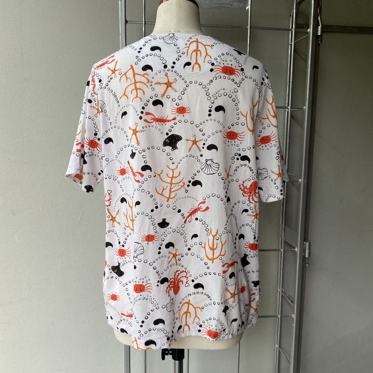 Tsumori Chisato Tsumori Chisato White Sea Life Print Blouse Size M / US 6-8 / IT 42-44 - 18 Thumbnail