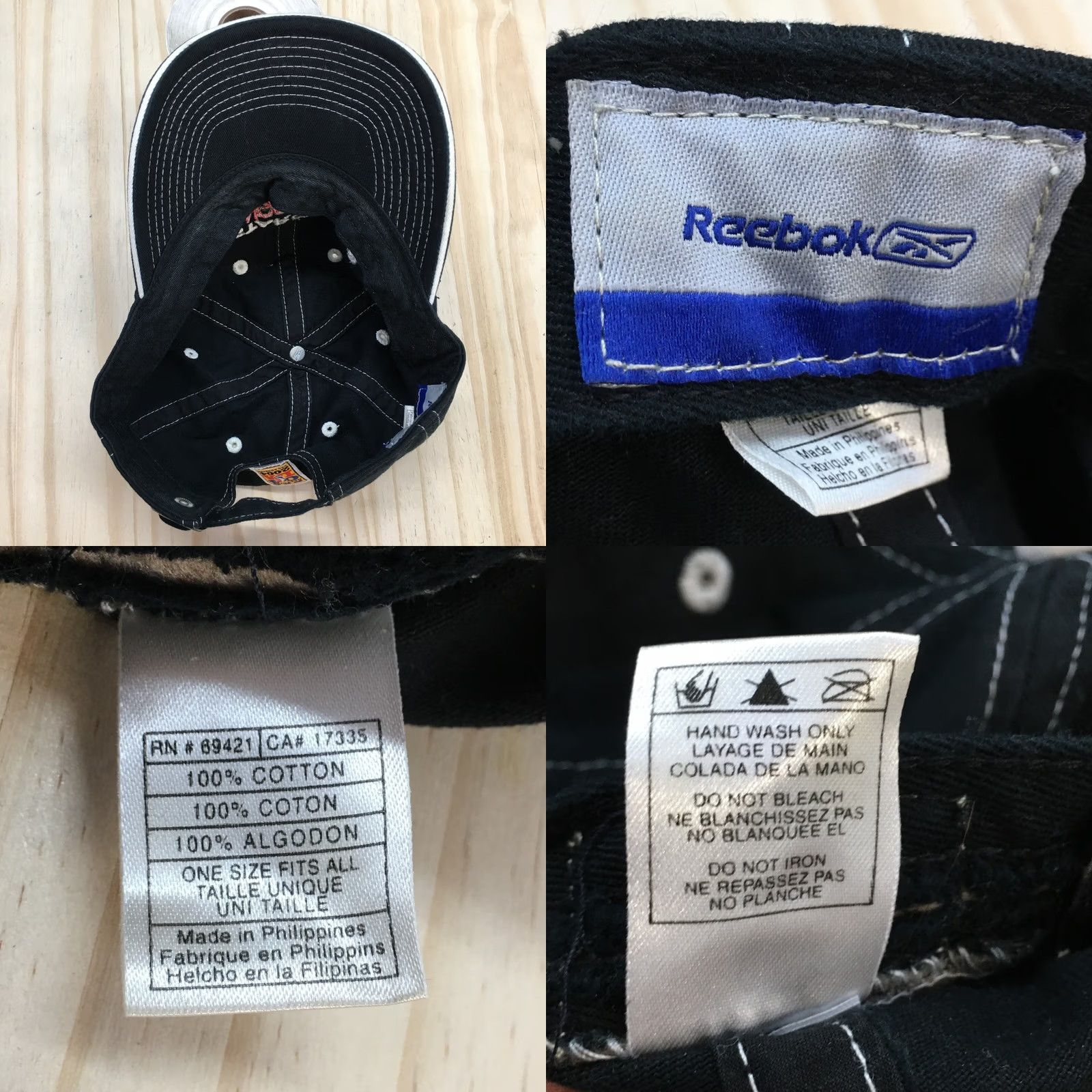 Reebok Reebok All Star Game Los Angeles 2004 NBA Cap Hat Mens One Size Black Cotton Baseball Cap Stars Adjustable Hat Mens Size ONE SIZE - 8 Thumbnail