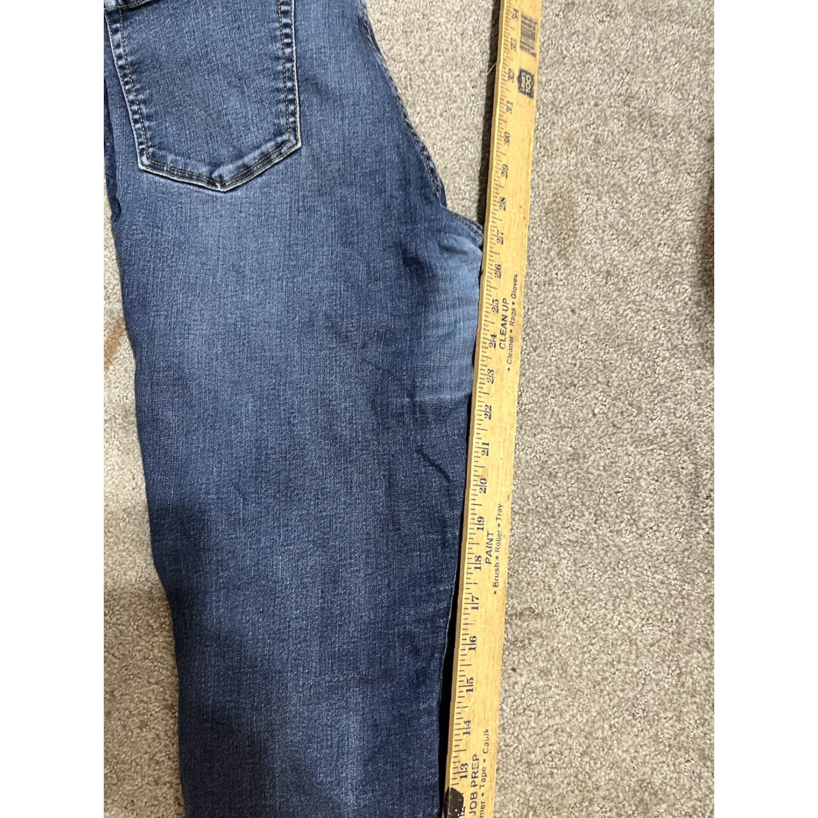 Nautica Nautica Jeans Co. Women’s True Flex Mid-Rise Straight Leg Jeans Size 12 Blue Size 35" - 6 Thumbnail