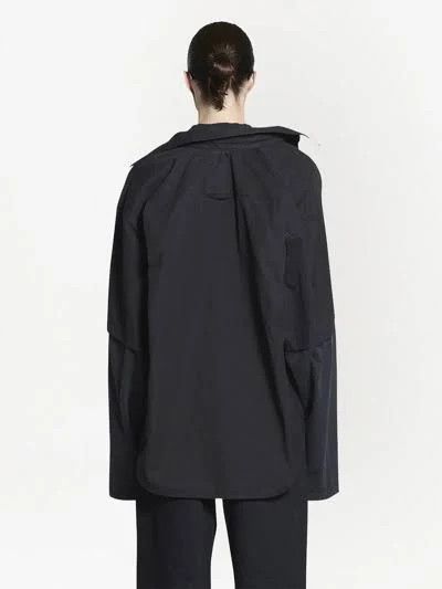 Balenciaga o1mt1gz1024 BB Icon Trompe L'Œil Shirt in Black Size US M / EU 48-50 / 2 - 4 Thumbnail