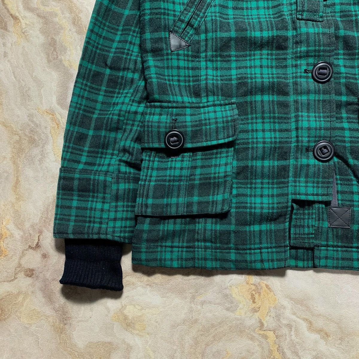 20471120 2000s Ozoc Parka Plaid Bono Ifsix Grunge Lgb Style Jacket Size US M / EU 48-50 / 2 - 2 Thumbnail
