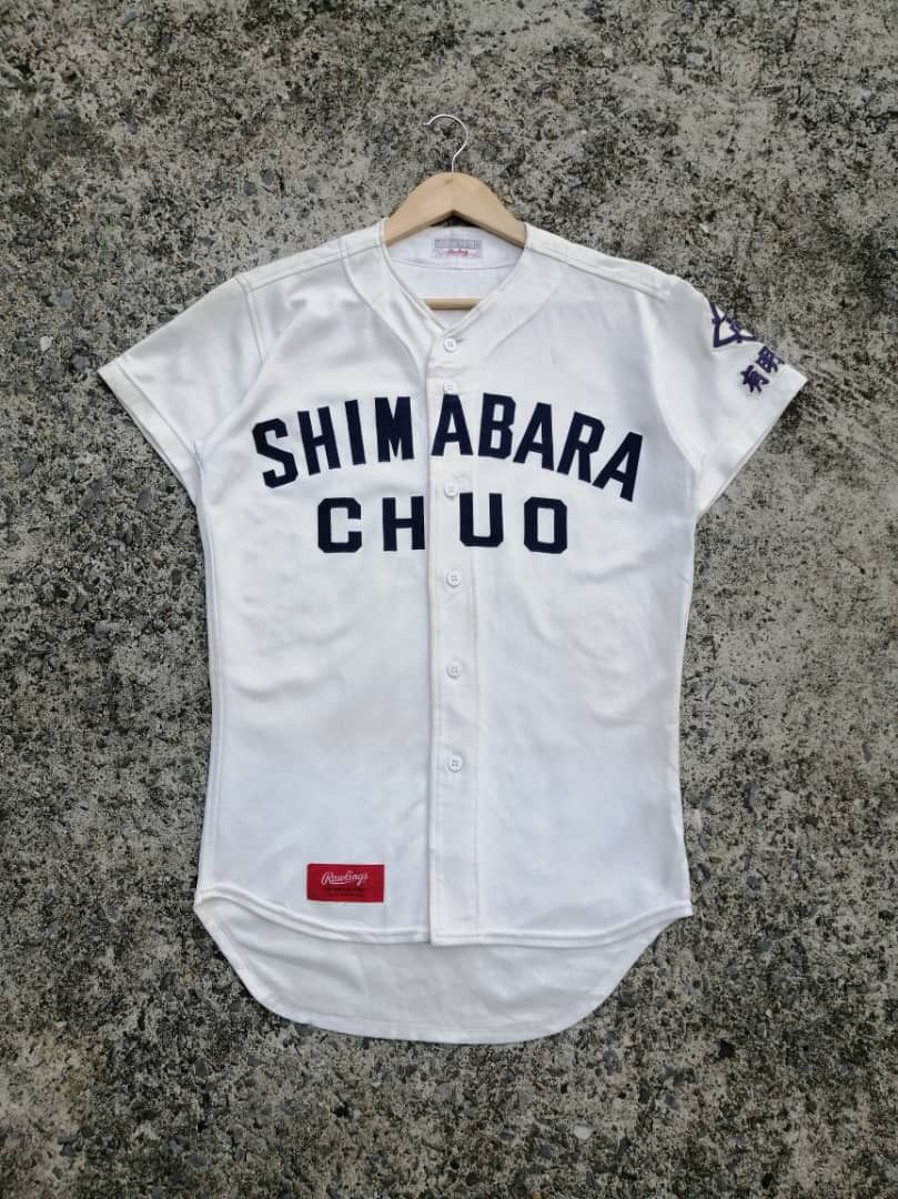 Asics × Japanese Brand Rawlings by Asics Shimabara Chuo Japan Baseball Jersey Size US M / EU 48-50 / 2 - 1 Thumbnail