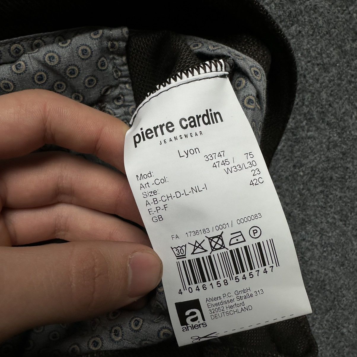 Pierre Cardin Luxury Pierre Cardin Pants W33xL30 Casual Old Money 00s Size US 33 - 13 Thumbnail