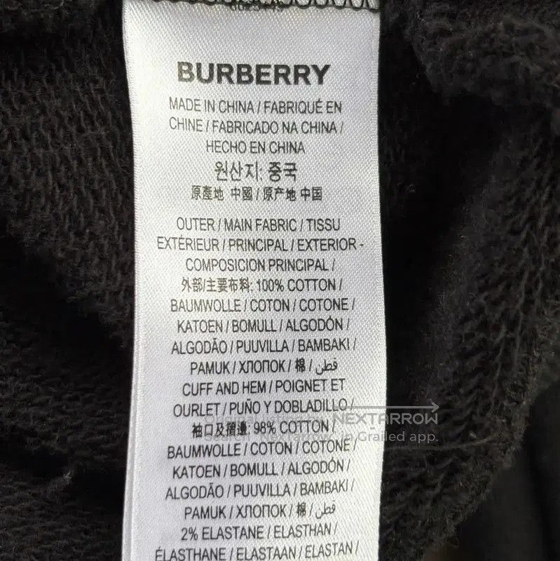 Burberry Burberry Black Women's Hoodie with Graphic. Size XS / US 0-2 / IT 36-38 - 5 Thumbnail