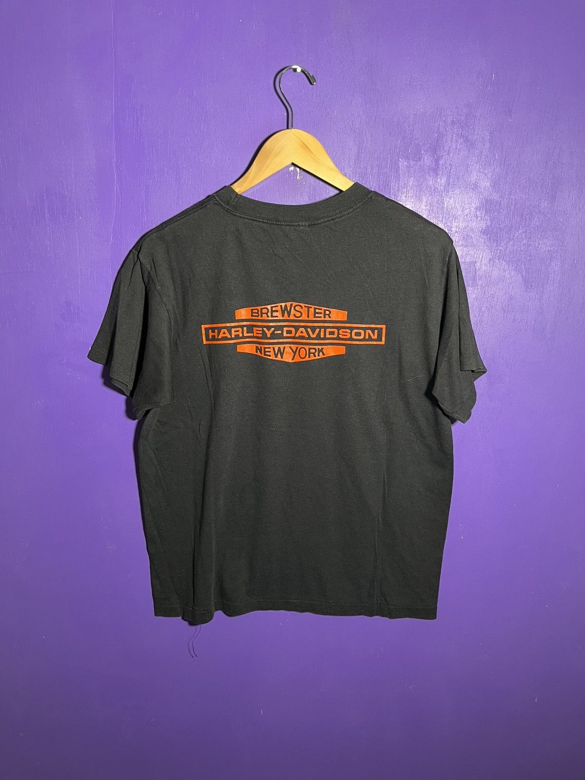 Harley Davidson × Vintage Vintage 70s/80s Harley Davidson old logo t-shirt Size US L / EU 52-54 / 3 - 2 Thumbnail
