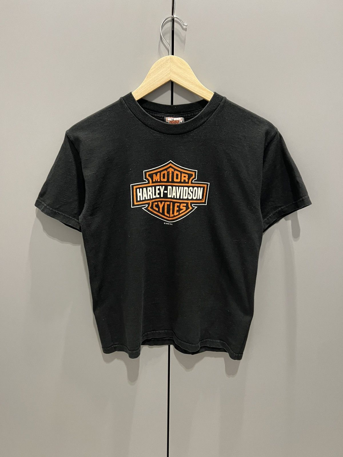 Harley Davidson Vintage Harley Davidson 2000 Usa Solid T-Shirt Men's Black Size US S / EU 44-46 / 1 - 10 Thumbnail