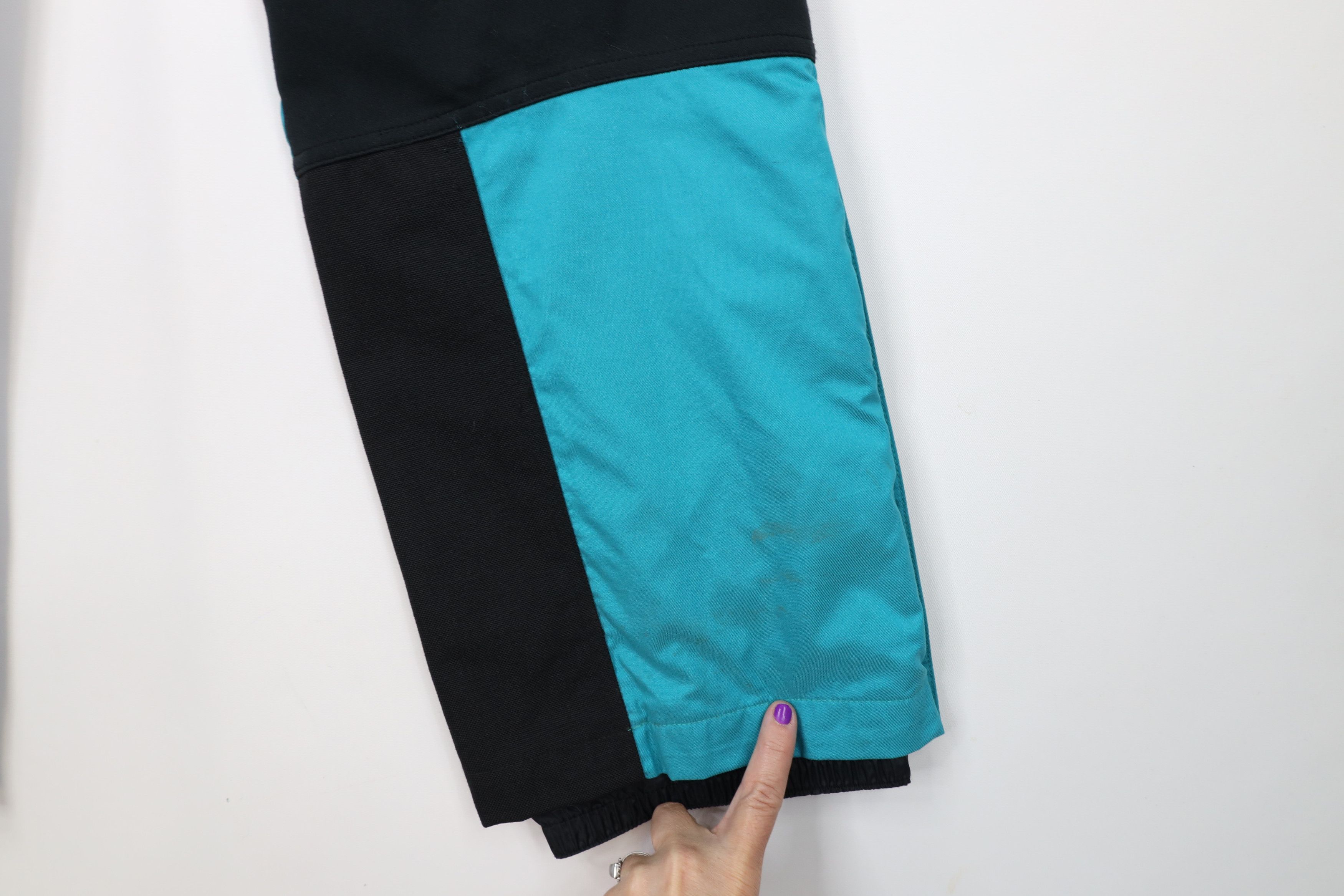 The North Face Vintage 90s The North Face Spell Out Winter Snow Pants Teal Size 30" / US 8 / IT 44 - 14 Thumbnail