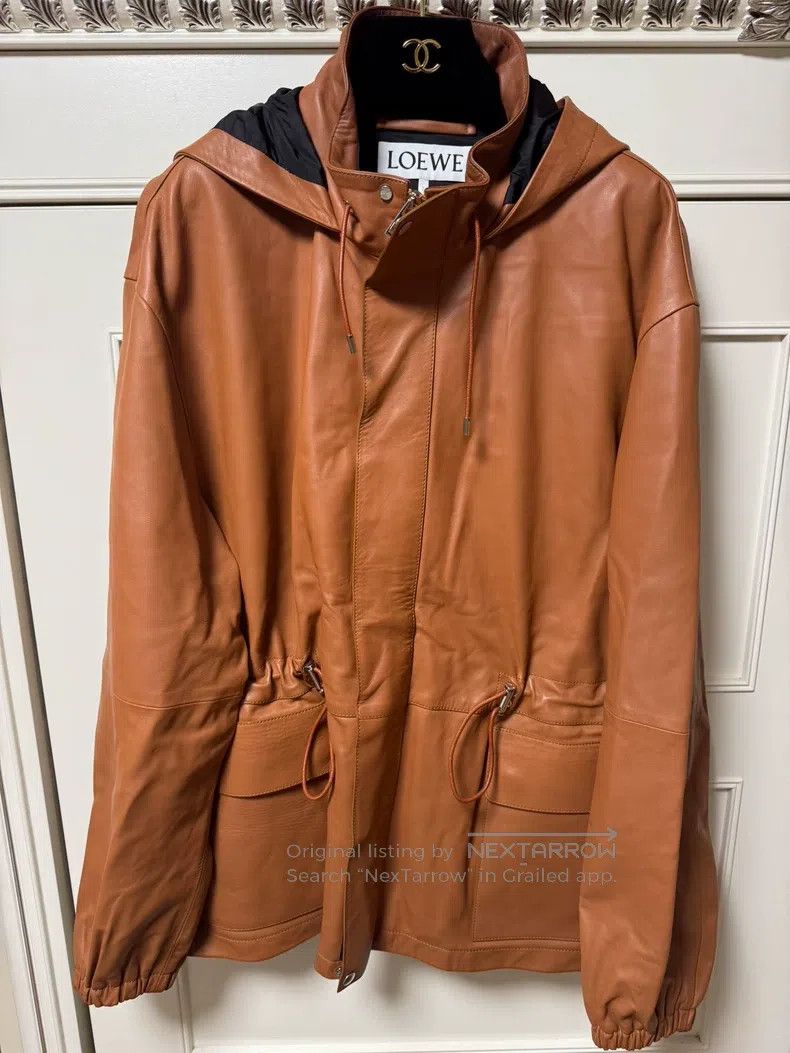 Loewe Loewe Men's Casual Leather Jacket Size US M / EU 48-50 / 2 - 1 Thumbnail